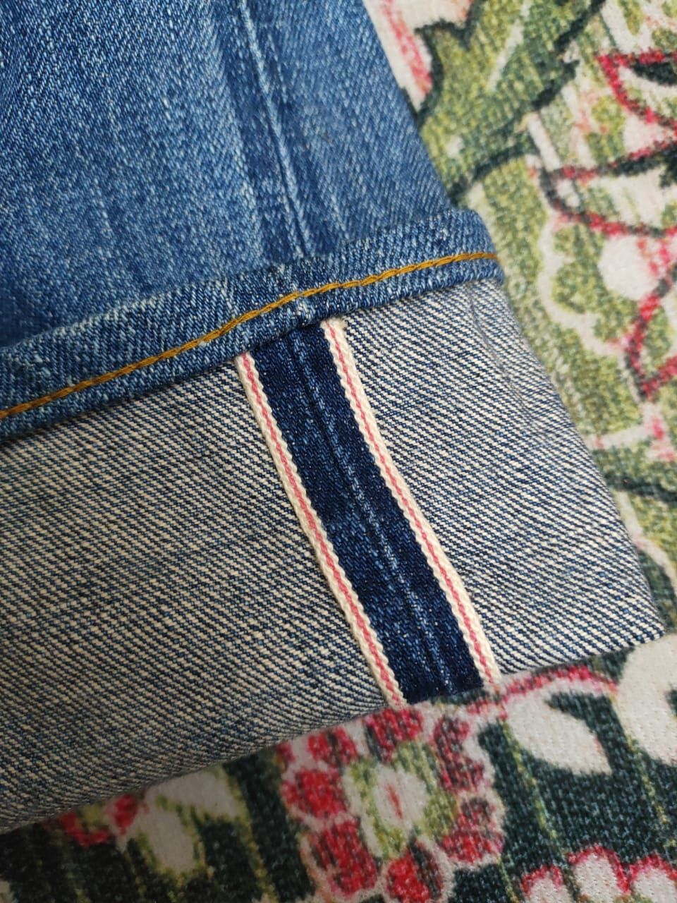 Japanese Brand Green Japanese Redline Distressed Denim Size US 31 - 4 Thumbnail