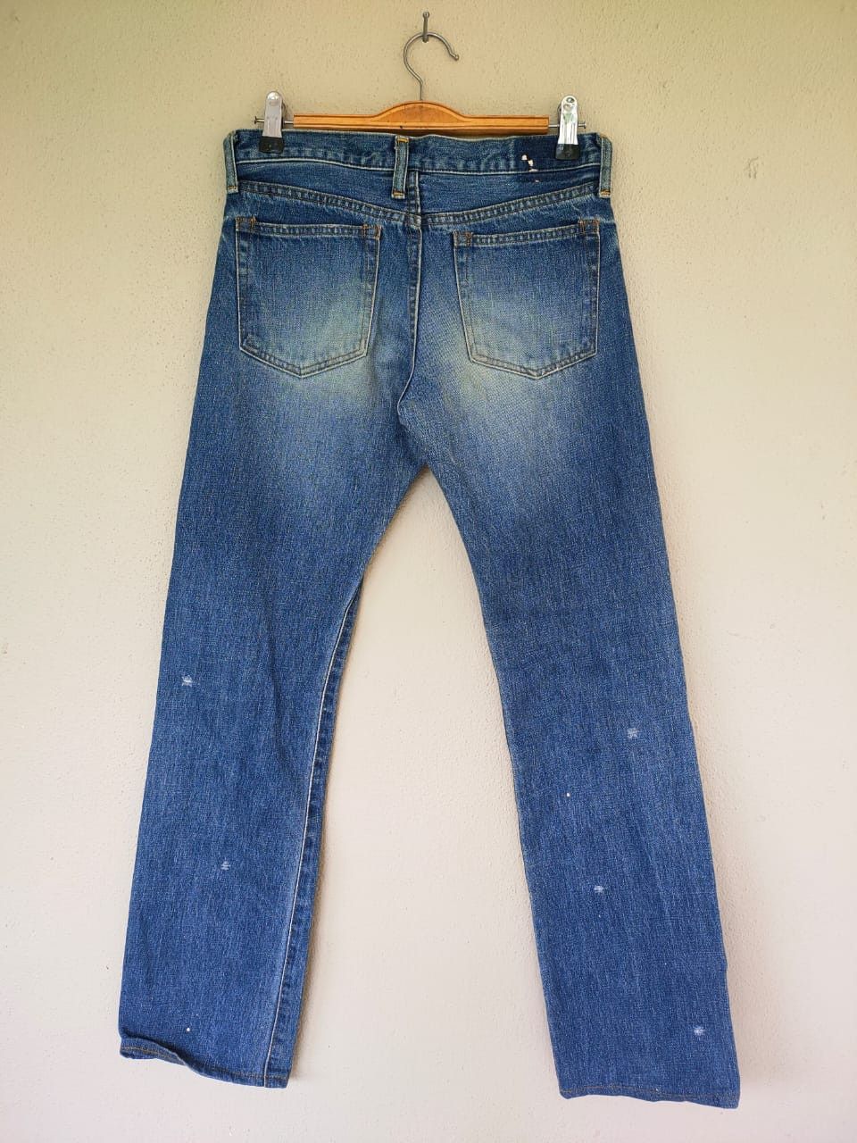 Japanese Brand Green Japanese Redline Distressed Denim Size US 31 - 2 Thumbnail