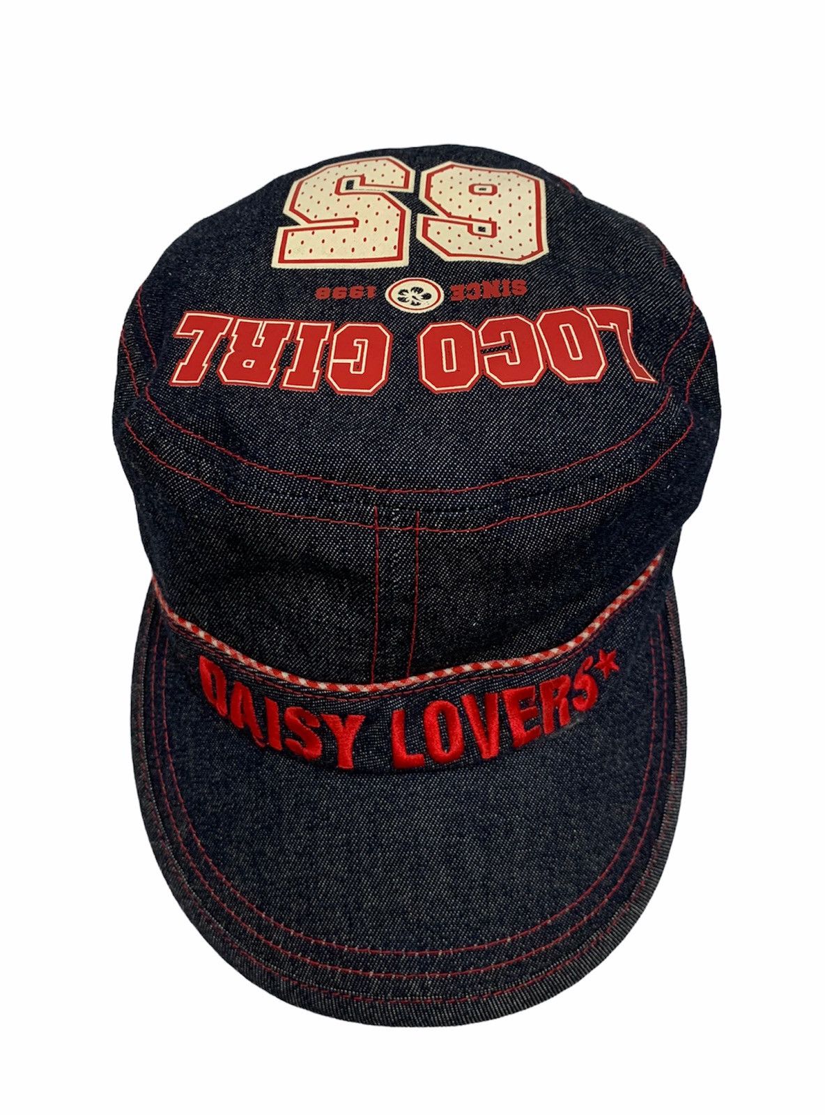 Beauty Beast × Hysteric Glamour × Japanese Brand ❤️‍🔥SENDOFFERS❤️‍🔥 90s Daisy Lovers Loco Girl Denim Cap Size ONE SIZE - 1 Thumbnail