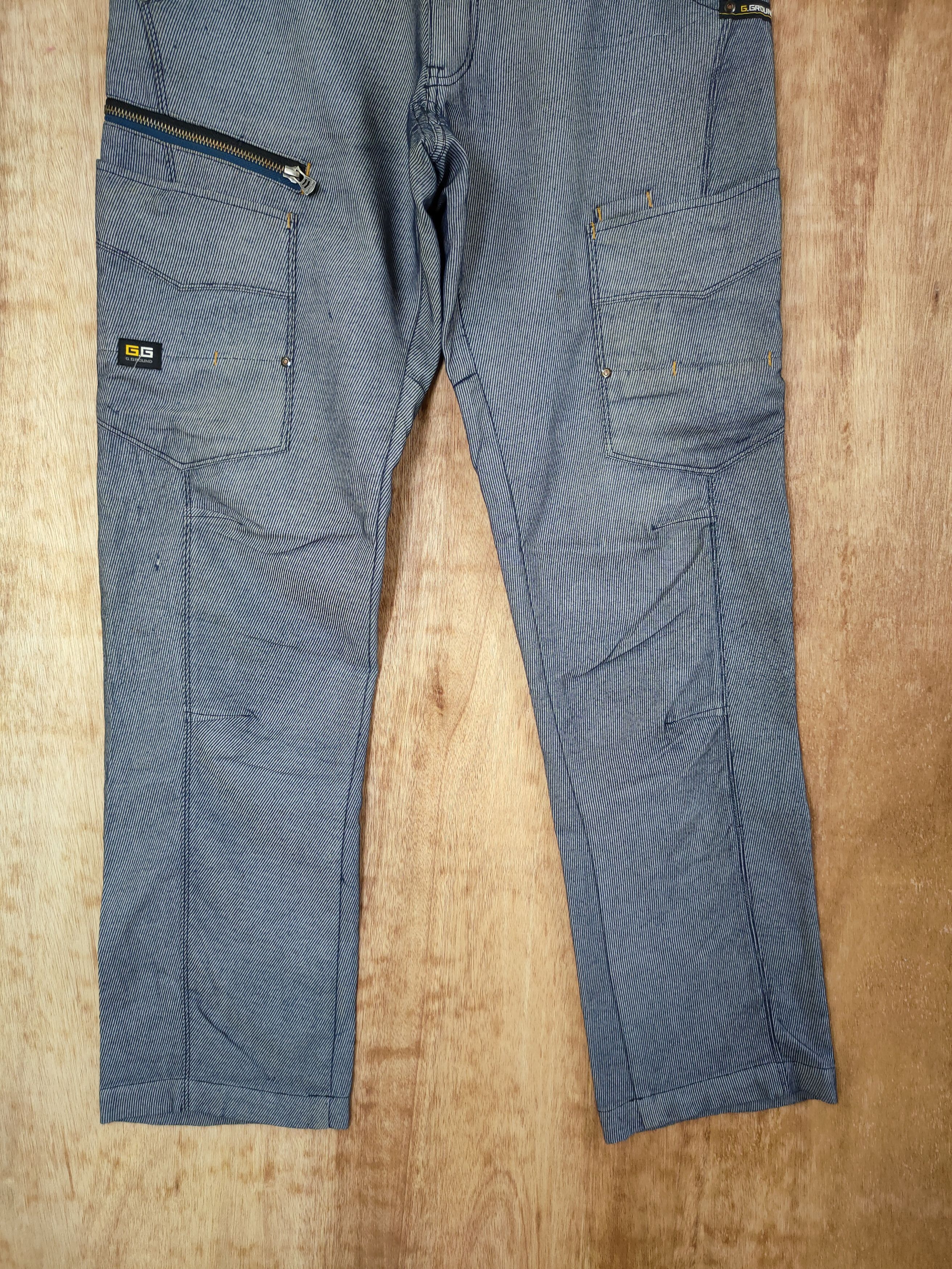 Japanese Brand DLL G-Ground stripe tactical cargo pants #46-281 Size US 30 / EU 46 - 2 Thumbnail