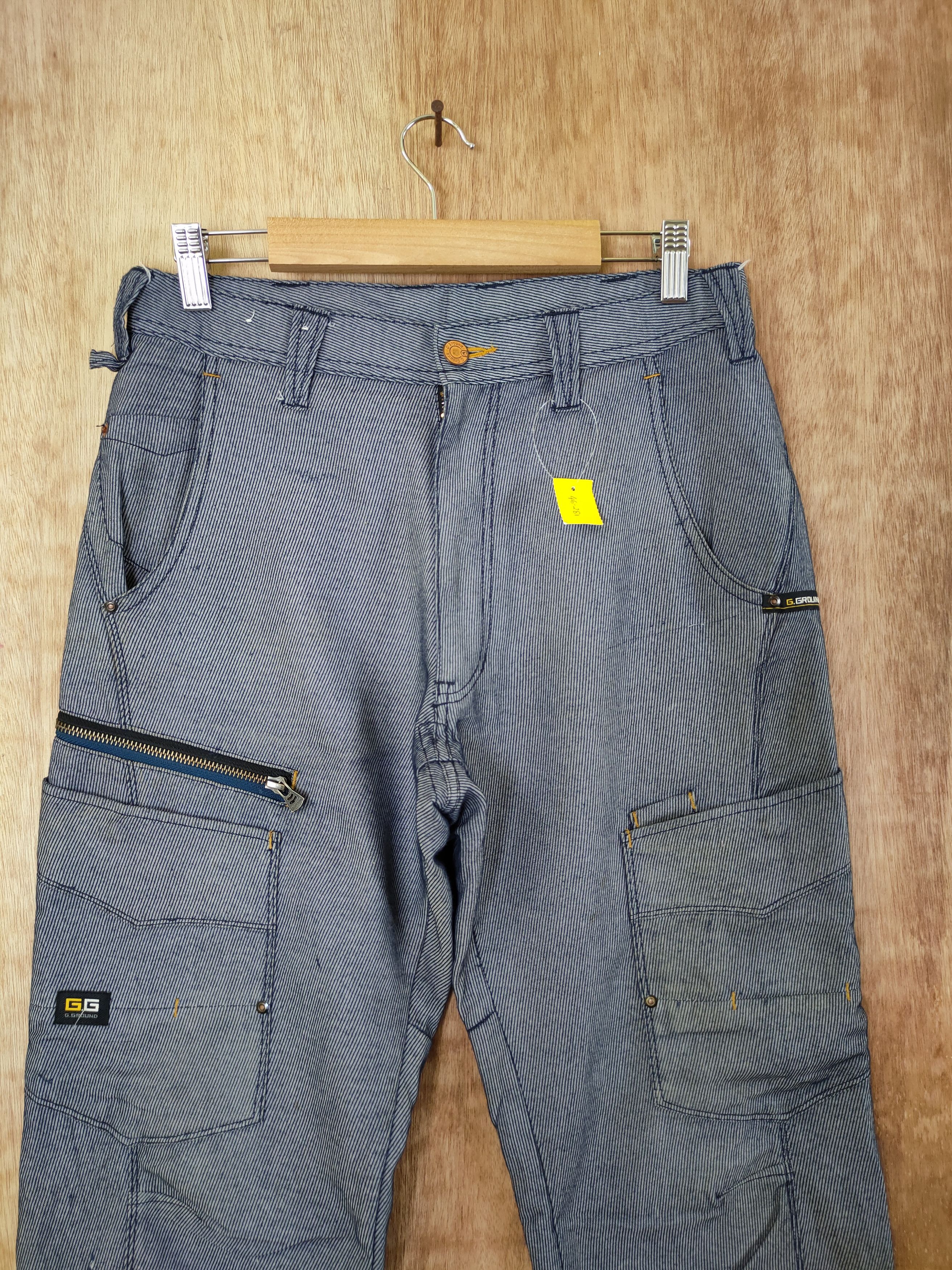 Japanese Brand DLL G-Ground stripe tactical cargo pants #46-281 Size US 30 / EU 46 - 3 Thumbnail
