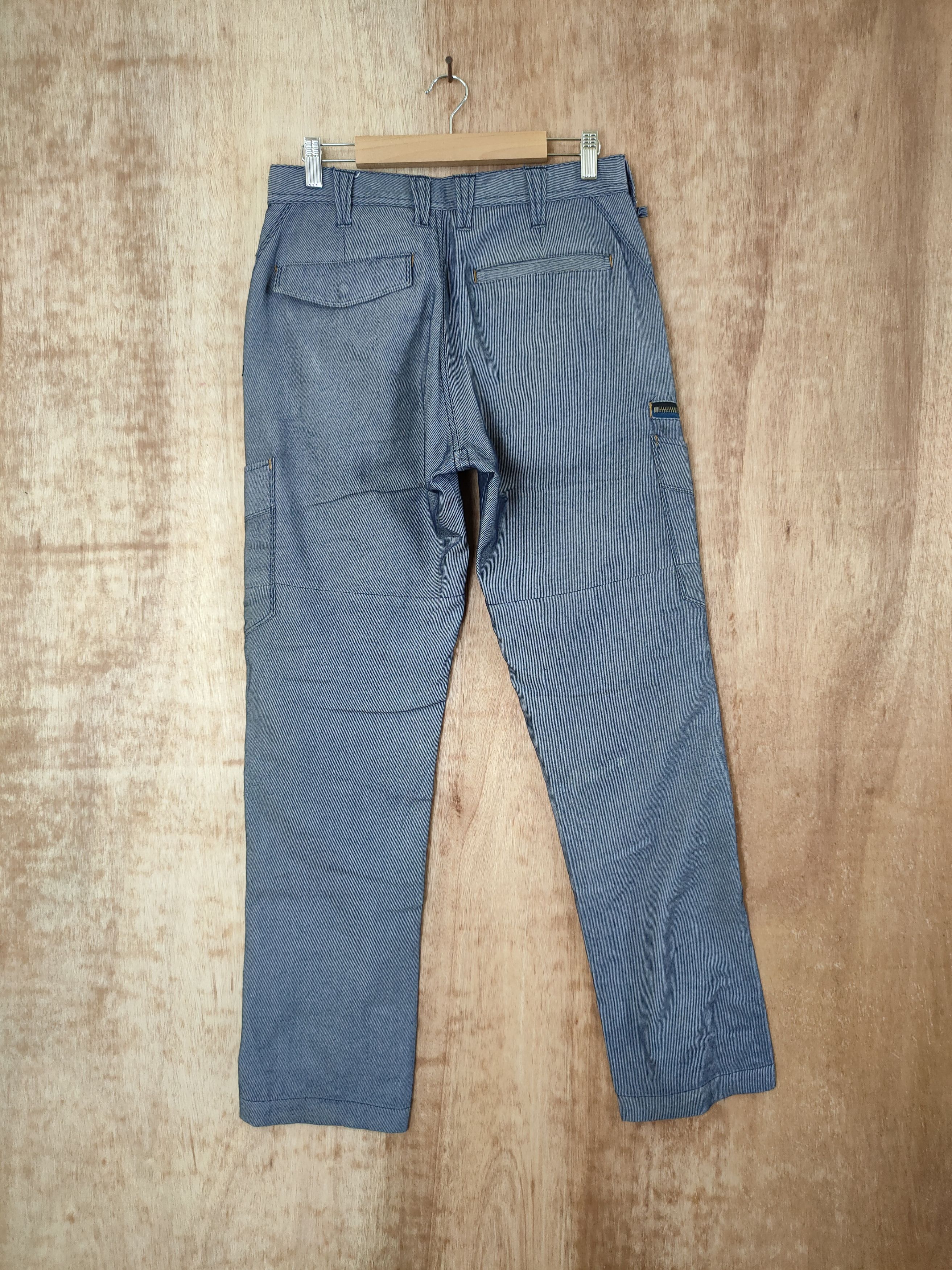 Japanese Brand DLL G-Ground stripe tactical cargo pants #46-281 Size US 30 / EU 46 - 7 Thumbnail