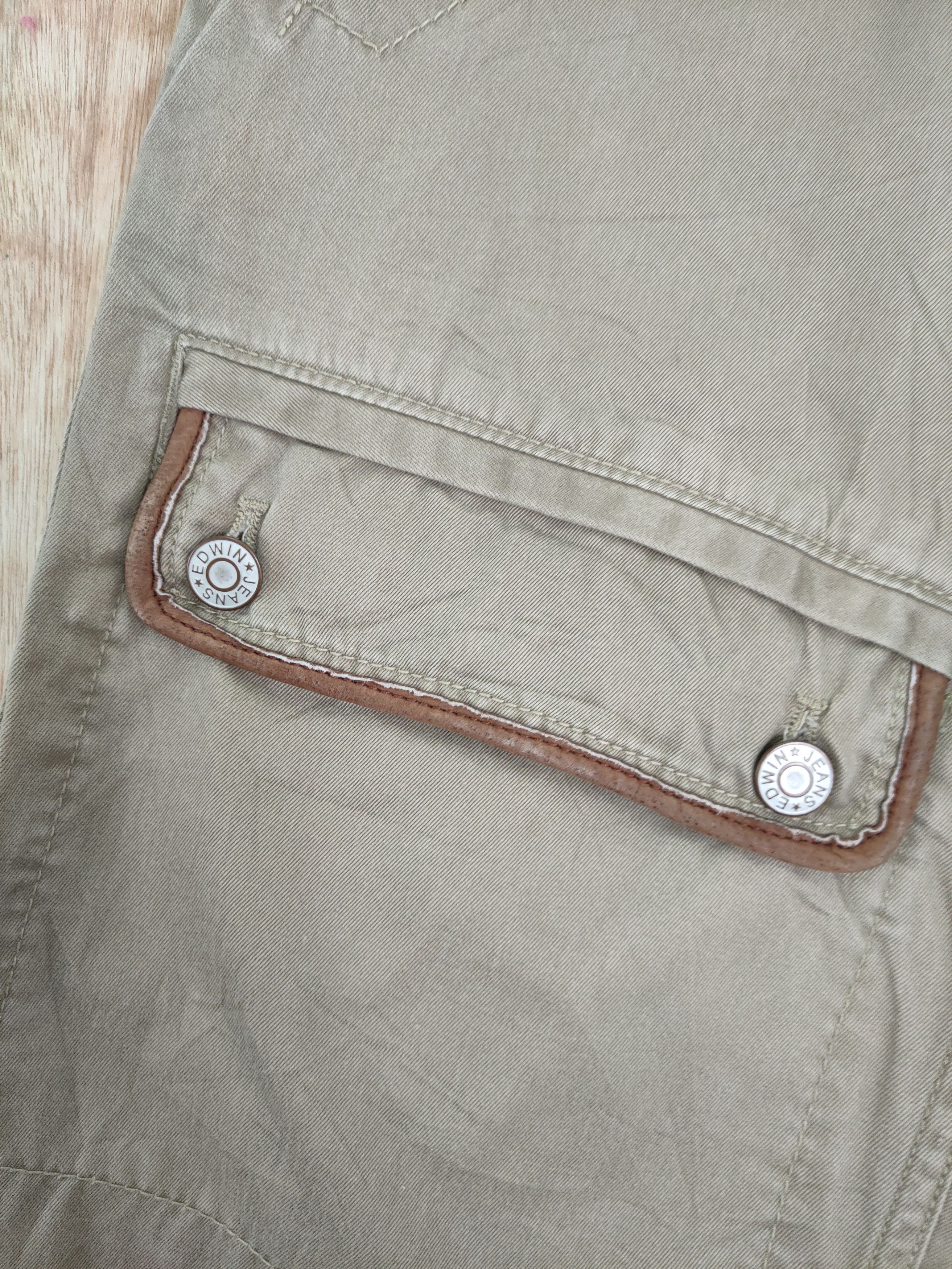 Japanese Brand Edwin bush pants brown multi pocket vintage style #196 Size US 28 / EU 44 - 7 Thumbnail