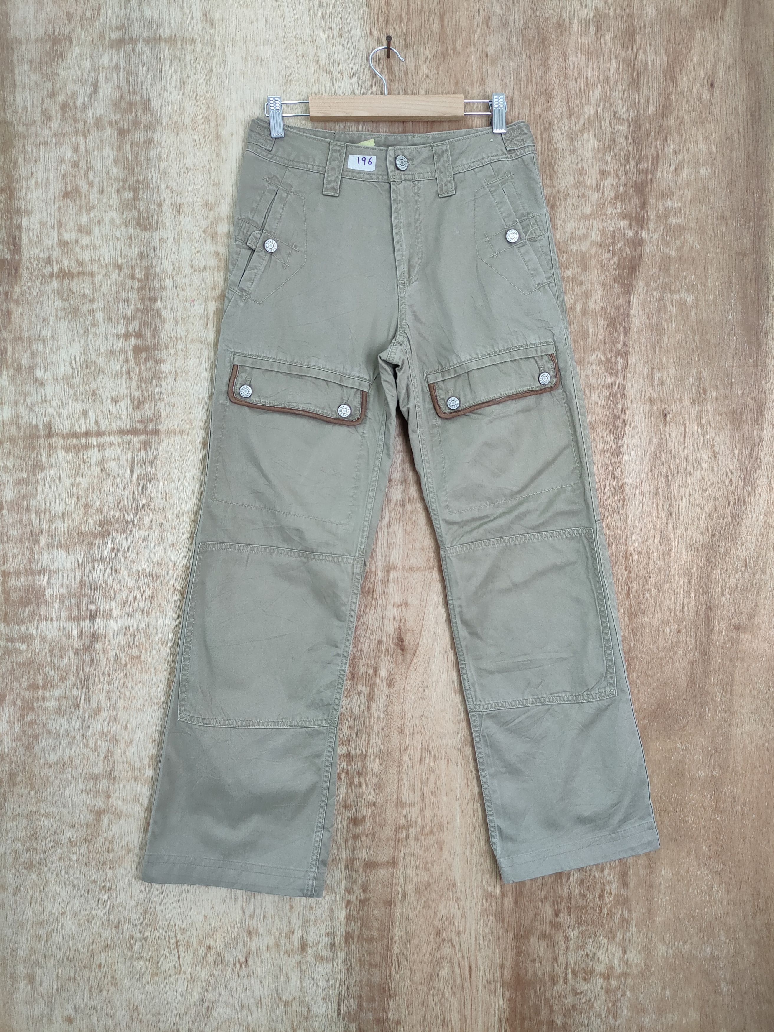 Japanese Brand Edwin bush pants brown multi pocket vintage style #196 Size US 28 / EU 44 - 1 Thumbnail