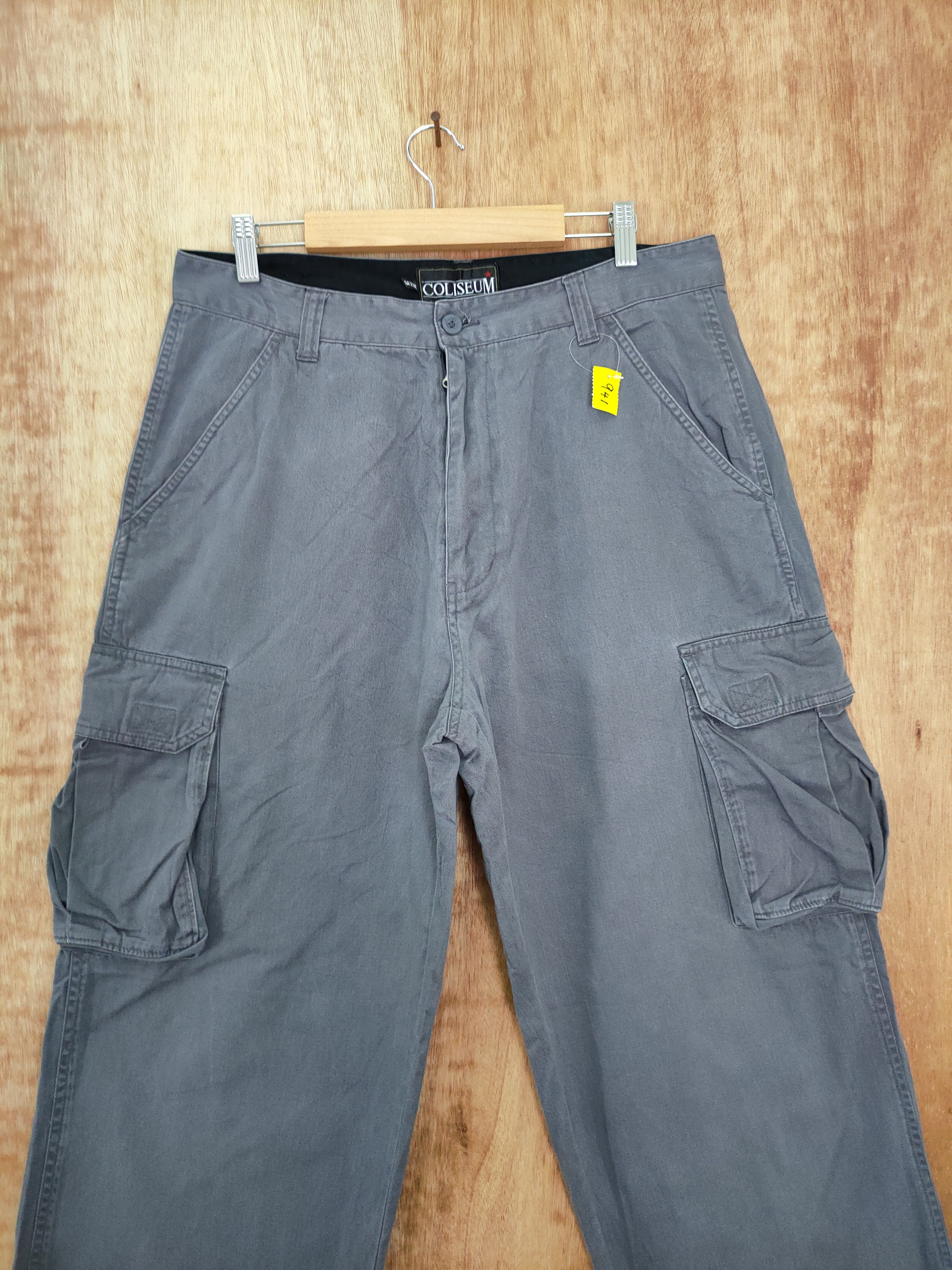 Japanese Brand DL Coliseum tactical vintage streetwear cargo pants #941 Size US 34 / EU 50 - 4 Thumbnail