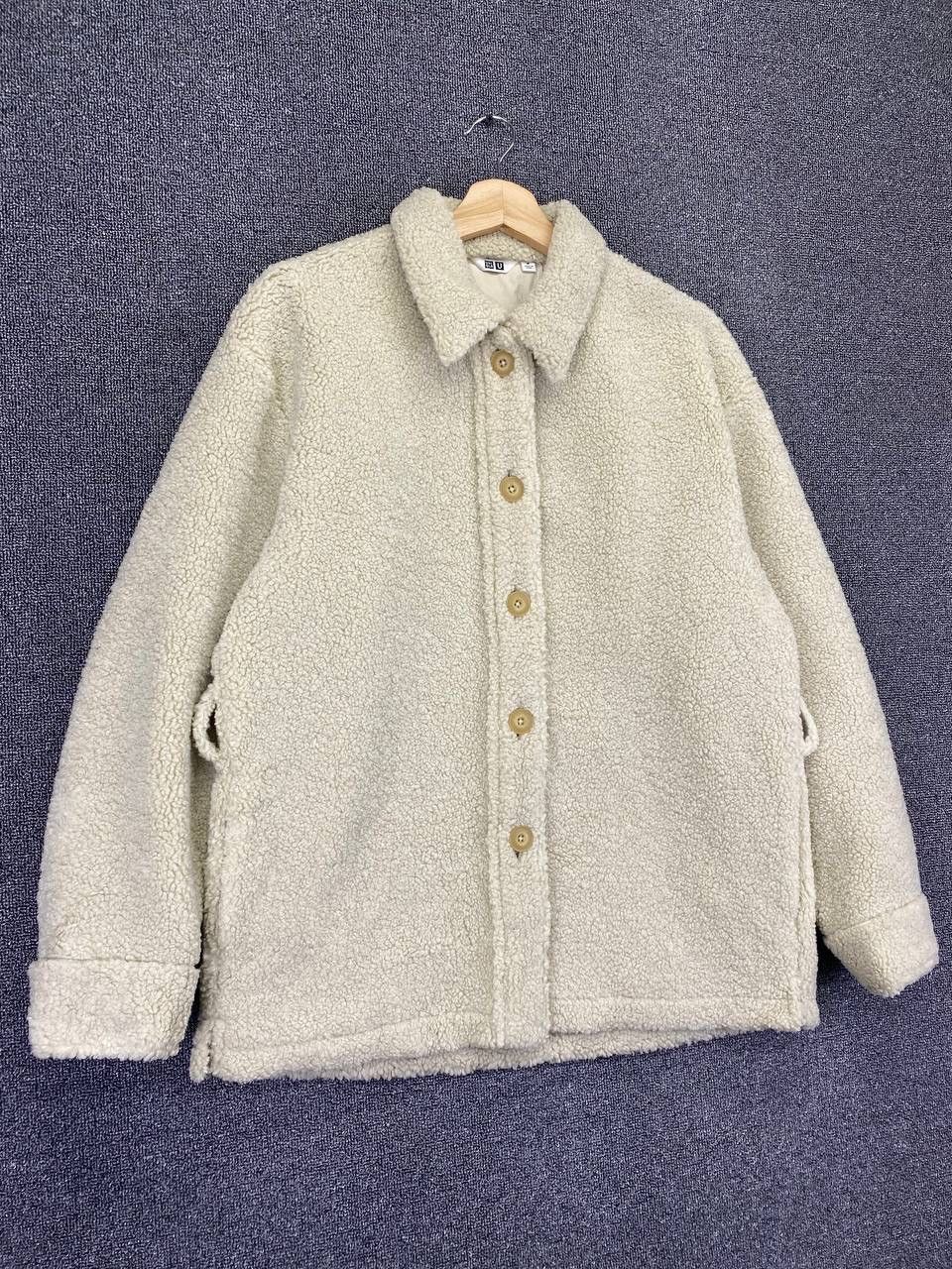 Lemaire × Uniqlo Lemaire x Uniqlo Faux Fur Sherpa Coats Jacket Cardigan Size M / US 6-8 / IT 42-44 - 2 Thumbnail