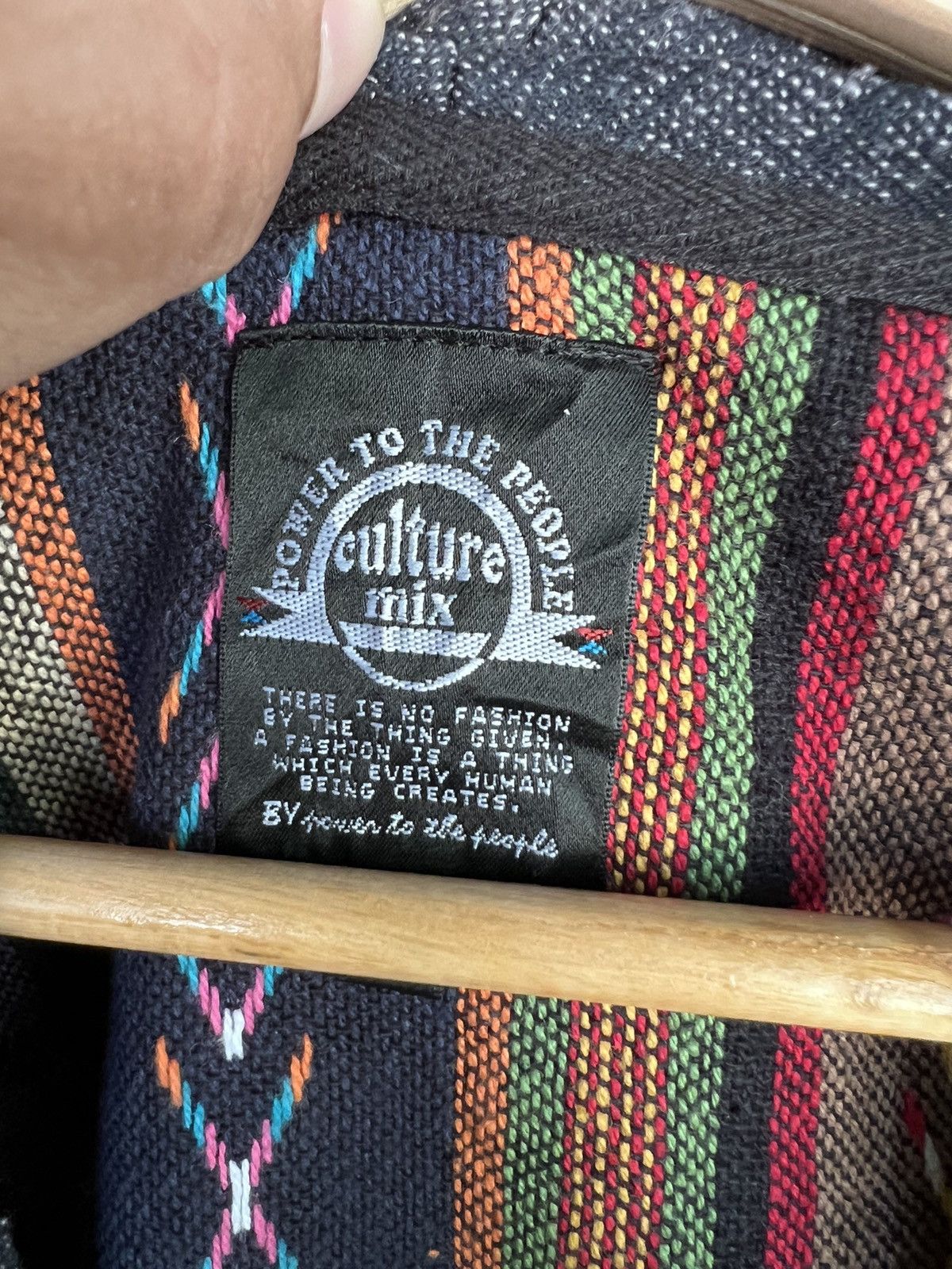 Japanese Brand Japanese Brand Culture Mix Cardigan Jacket Size US M / EU 48-50 / 2 - 4 Thumbnail