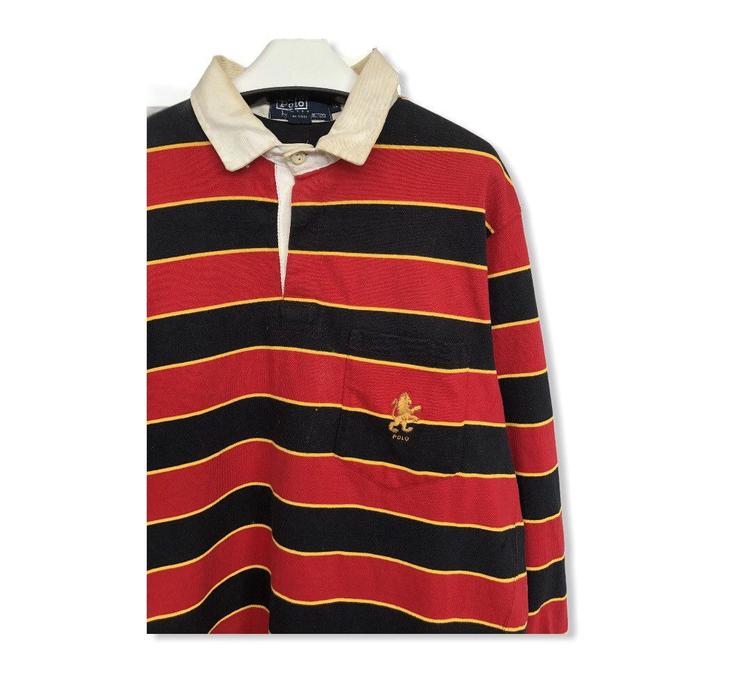 Polo Ralph Lauren Vintage Polo Ralph Lauren Rugby Long Sleeve Shirt Size US L / EU 52-54 / 3 - 2 Thumbnail