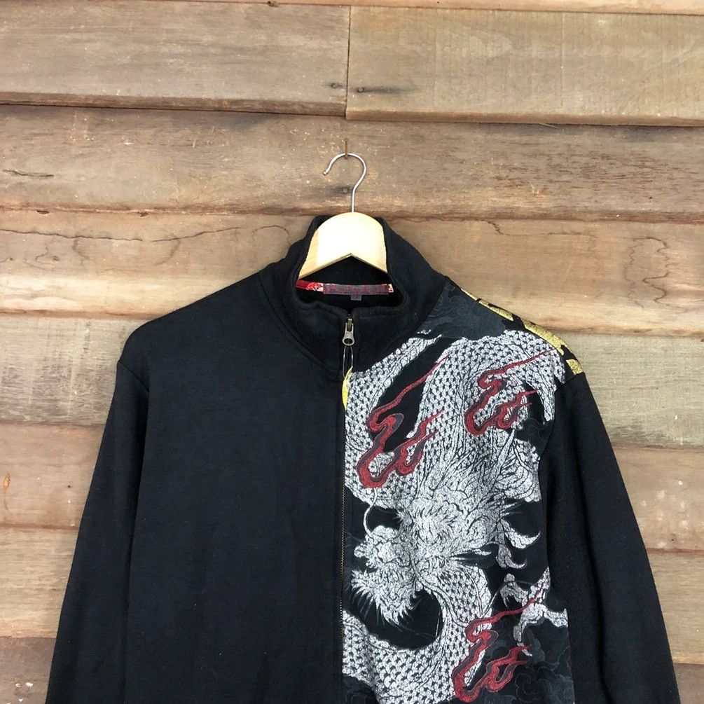 Japanese Brand Japan Dragon tatoo yakuza Black sweatshirt #2804 Size US L / EU 52-54 / 3 - 9 Thumbnail
