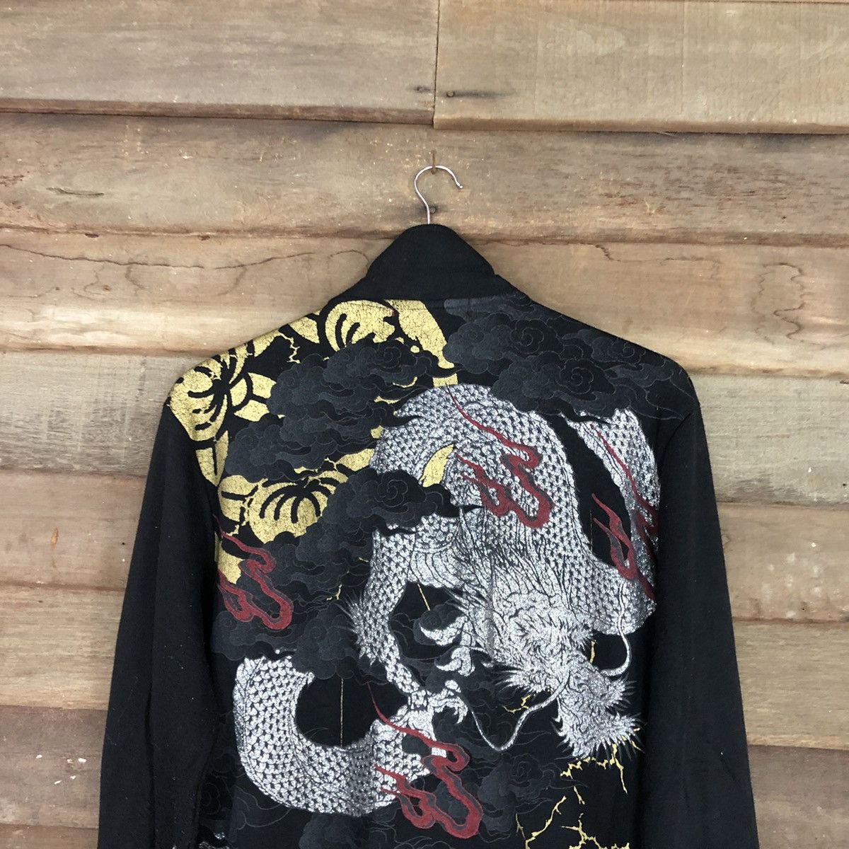 Japanese Brand Japan Dragon tatoo yakuza Black sweatshirt #2804 Size US L / EU 52-54 / 3 - 2 Thumbnail