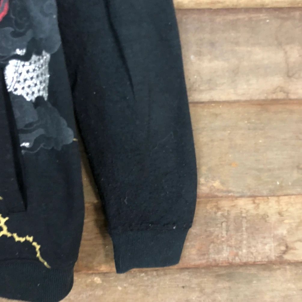 Japanese Brand Japan Dragon tatoo yakuza Black sweatshirt #2804 Size US L / EU 52-54 / 3 - 14 Thumbnail