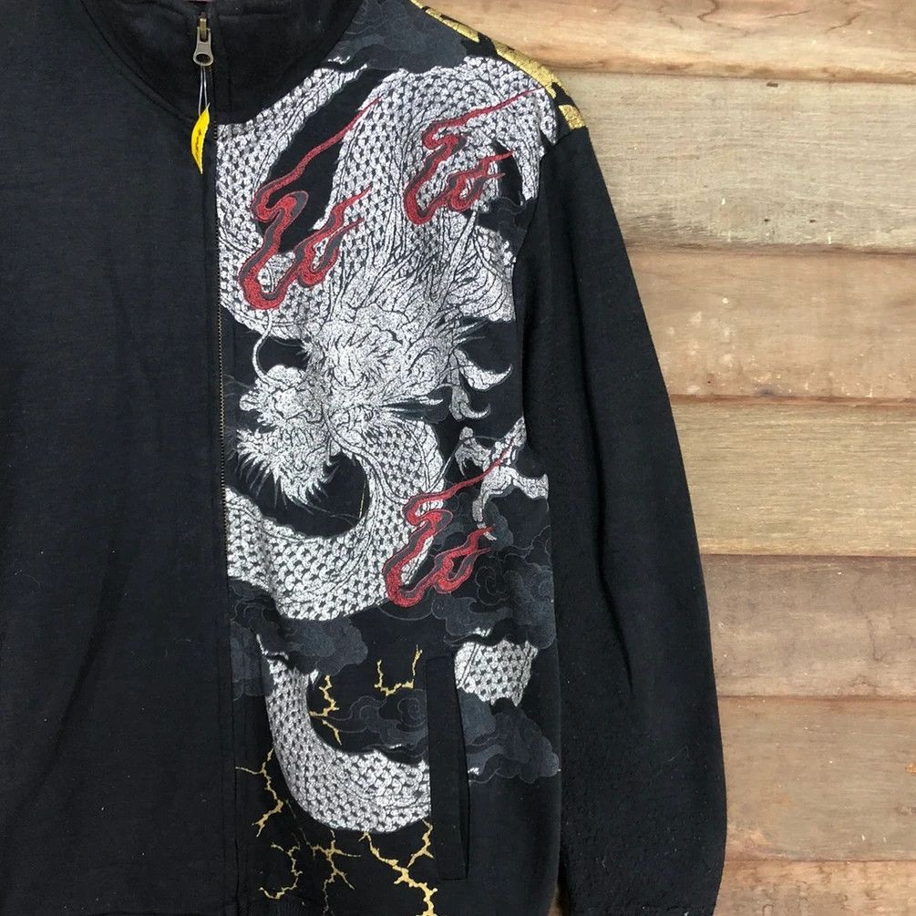Japanese Brand Japan Dragon tatoo yakuza Black sweatshirt #2804 Size US L / EU 52-54 / 3 - 8 Thumbnail