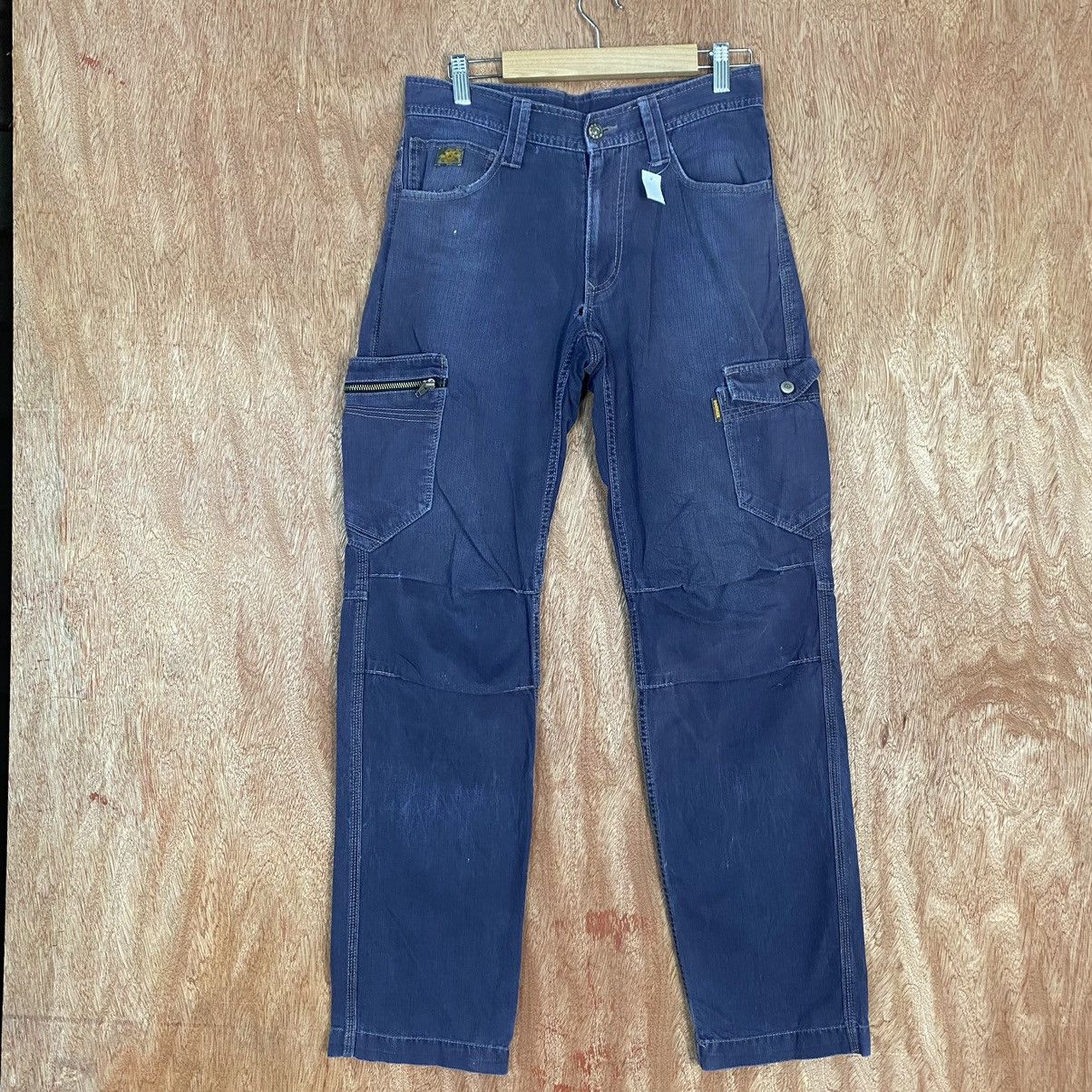 Japanese Brand DL Dogman Blue Multipocket Cargo Pants #1956 Size US 30 / EU 46 - 1 Thumbnail
