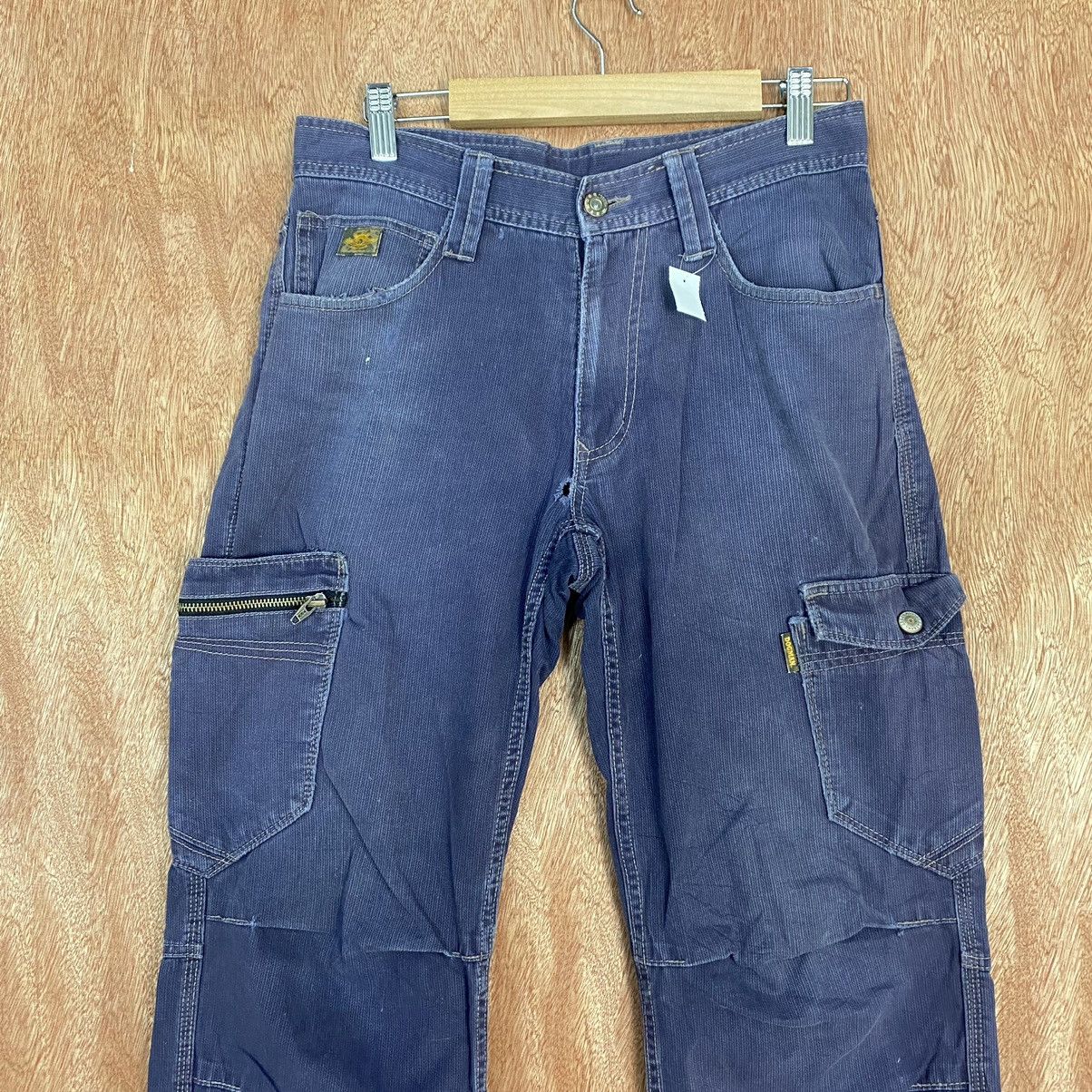 Japanese Brand DL Dogman Blue Multipocket Cargo Pants #1956 Size US 30 / EU 46 - 2 Thumbnail