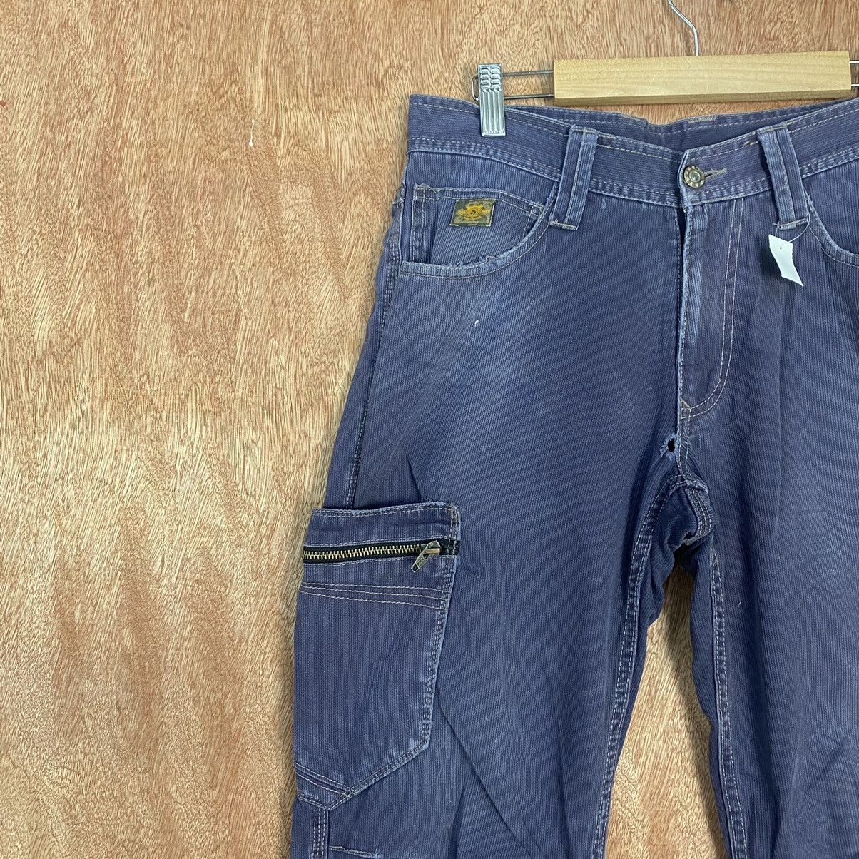 Japanese Brand DL Dogman Blue Multipocket Cargo Pants #1956 Size US 30 / EU 46 - 5 Thumbnail