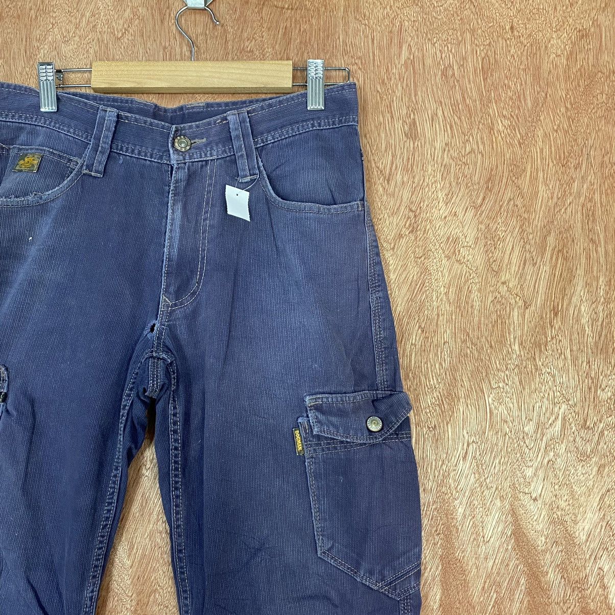 Japanese Brand DL Dogman Blue Multipocket Cargo Pants #1956 Size US 30 / EU 46 - 4 Thumbnail
