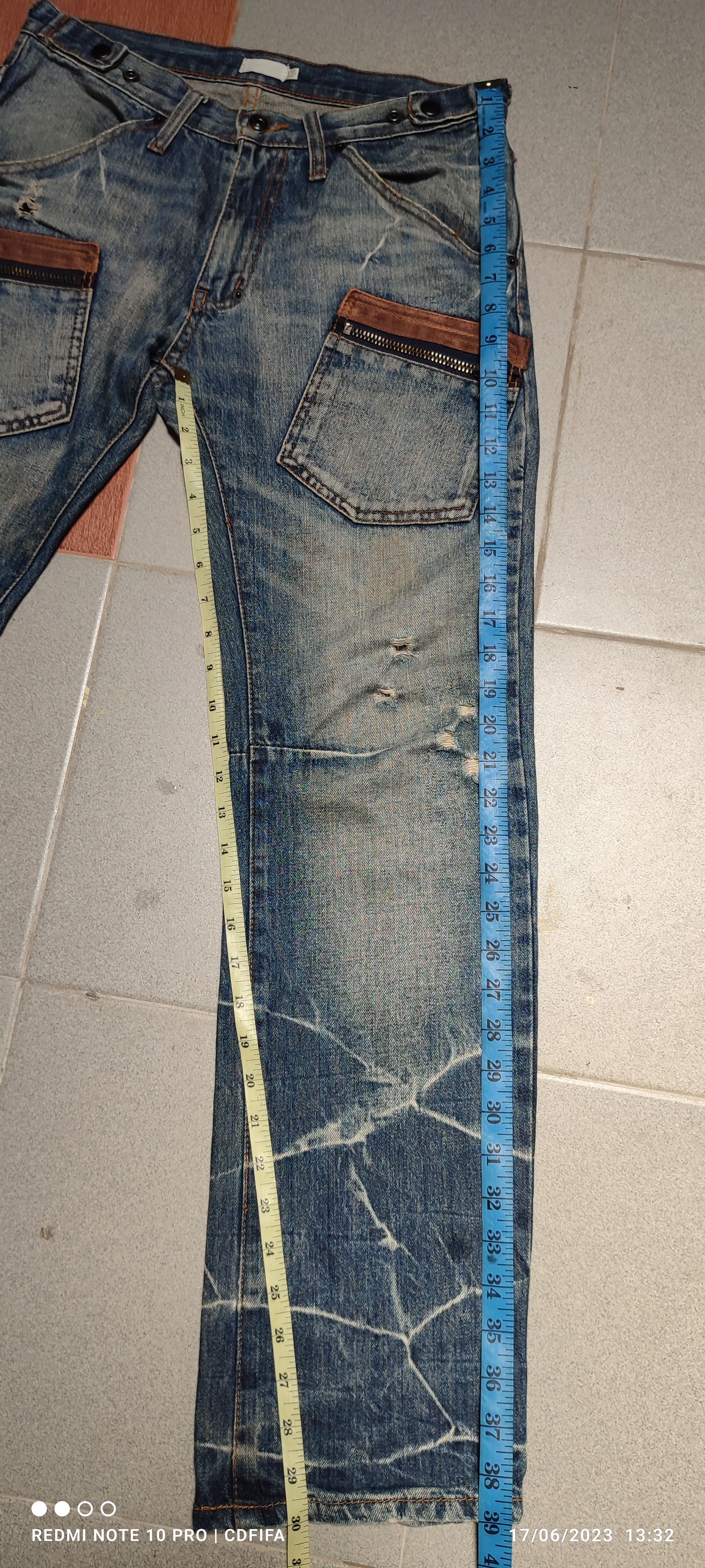 Japanese Brand 🇯🇵 Japanese Brand Seditionaries Punk Bush Denim Size US 30 / EU 46 - 7 Thumbnail