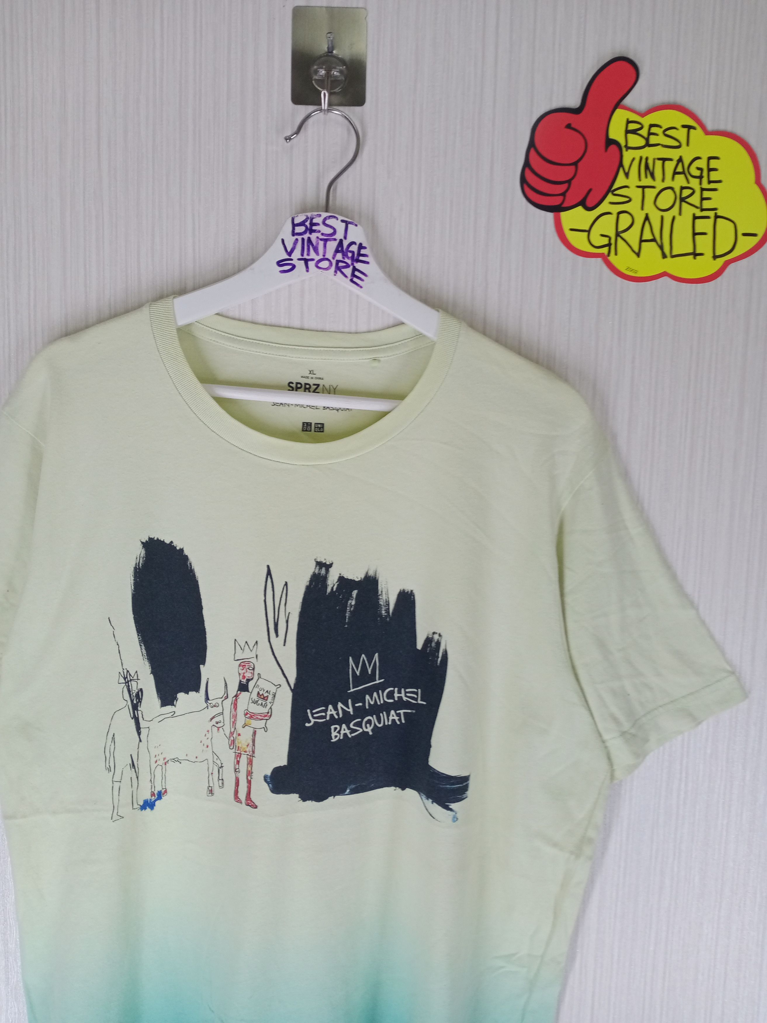 Jean-Michel Basquiat Rare Jean Michel Basquit x Uniqlo Size US L / EU 52-54 / 3 - 2 Thumbnail
