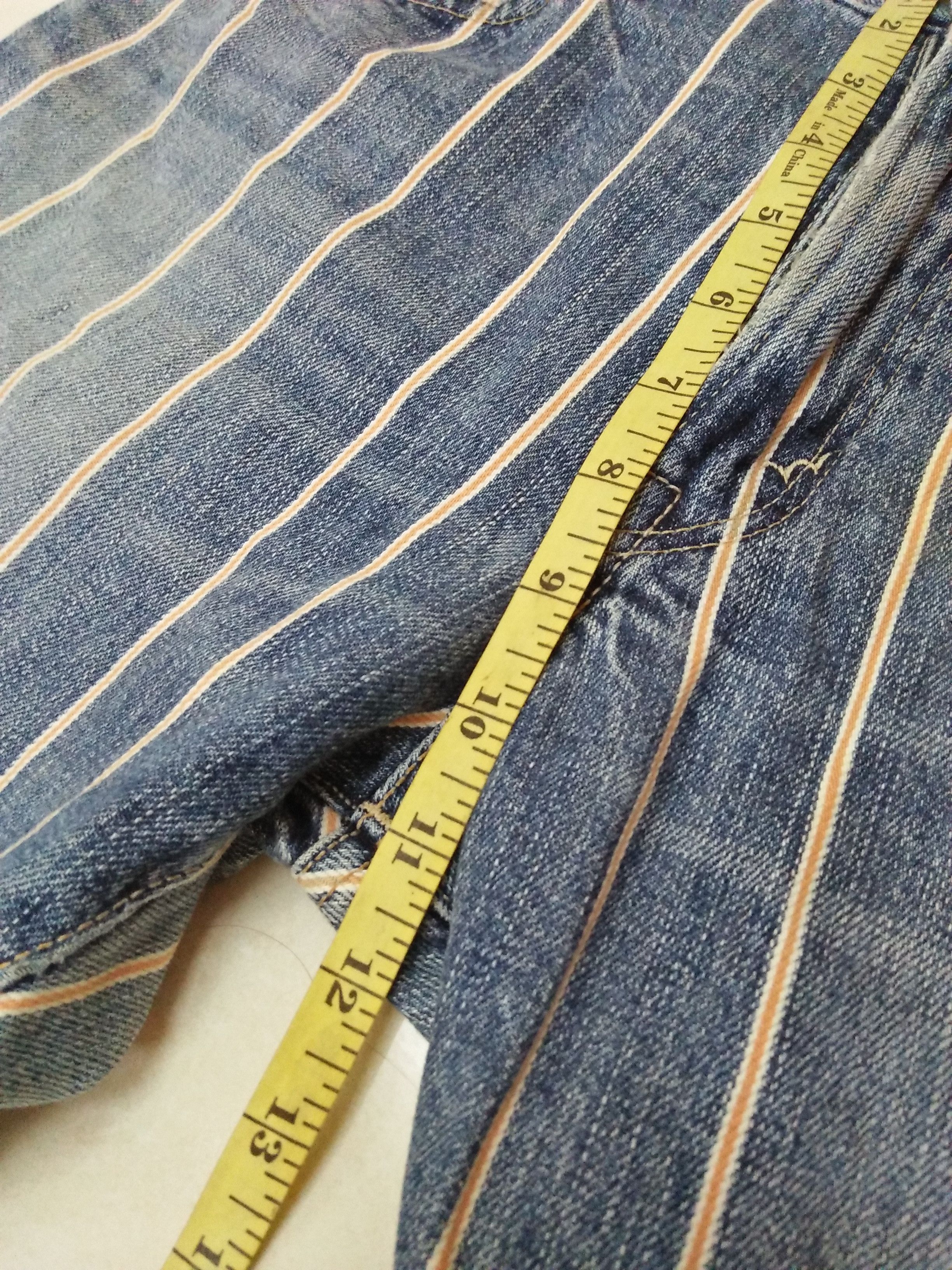 Edwin EDWIN Denims Selvage Stripes Nicely Faded Rips Jeans Size US 30 / EU 46 - 5 Thumbnail