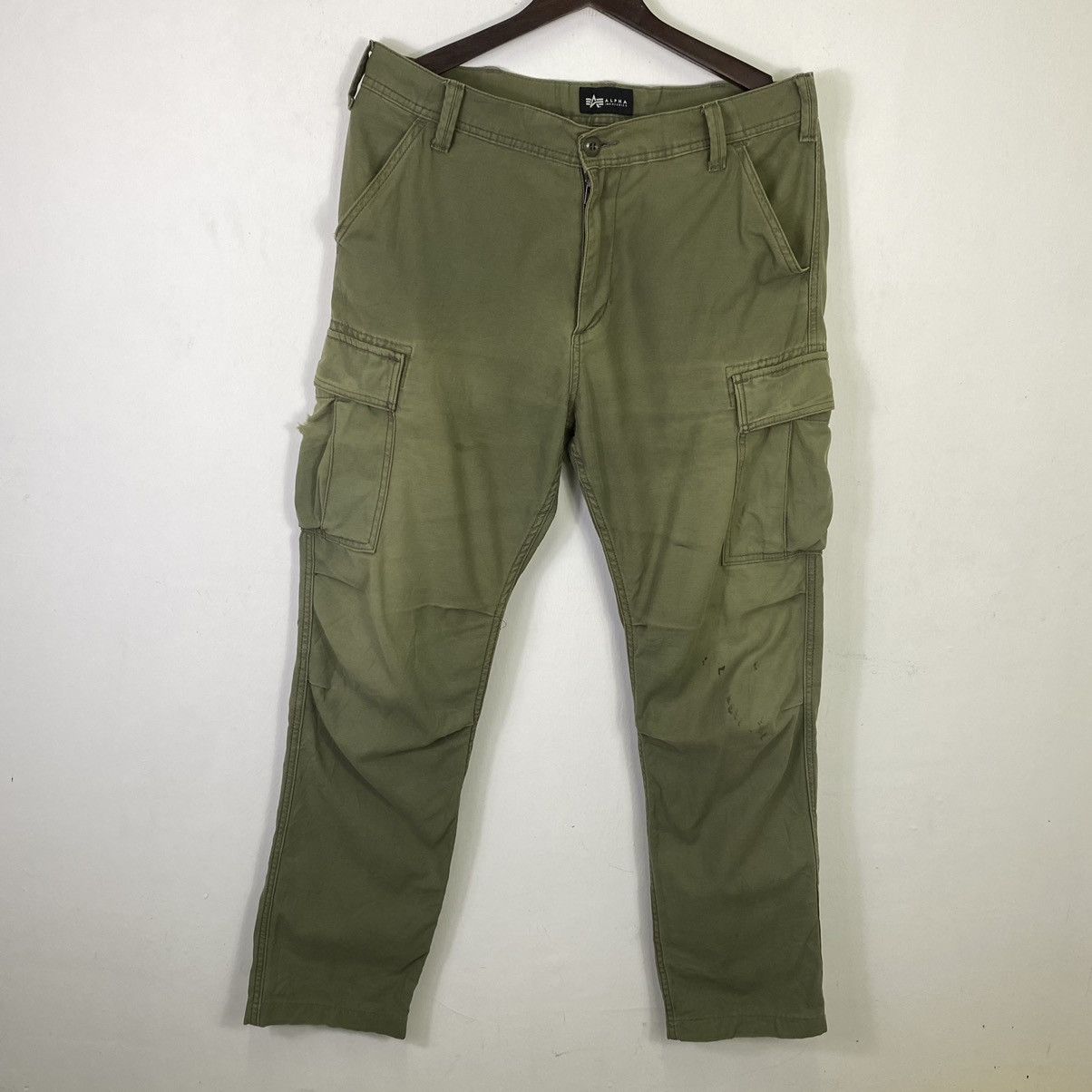 Vintage Military Faded Multipocket Tactical Cargo Pants