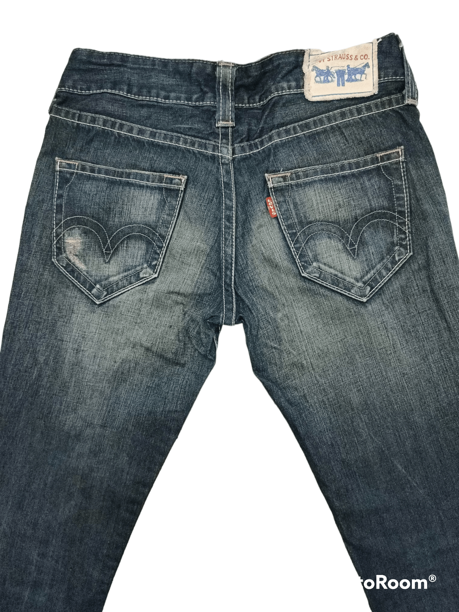 Levi's Vintage Clothing Vintage Japan Levi's Distressed Flare Jeans Size 29" - 4 Thumbnail