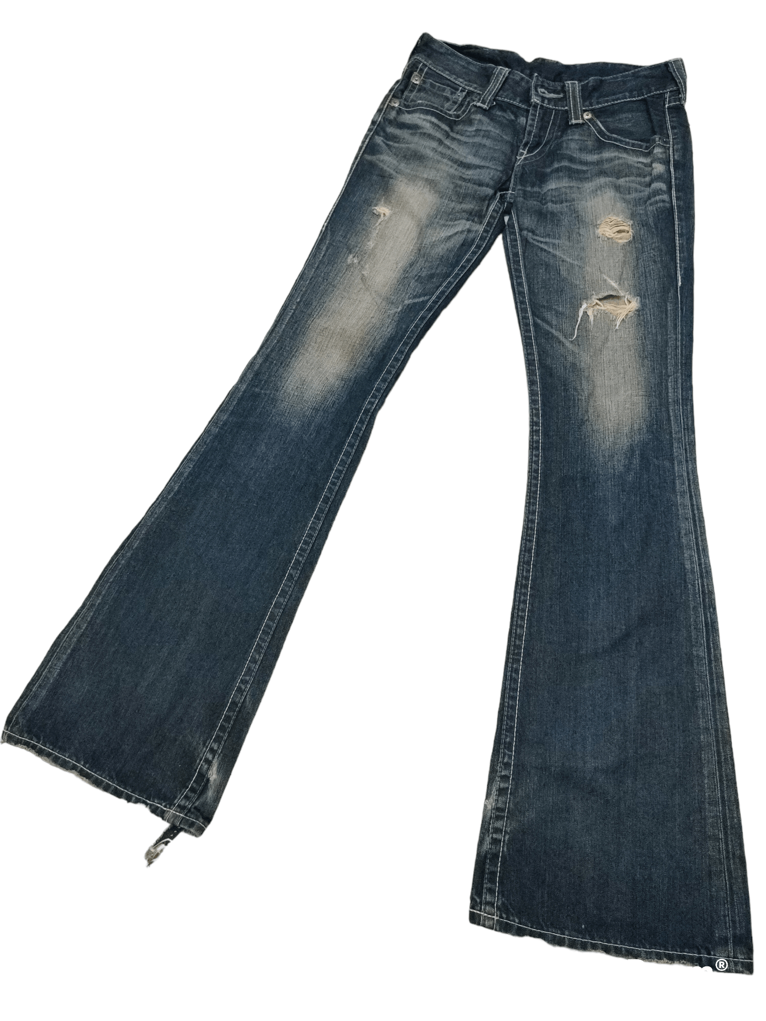 Levi's Vintage Clothing Vintage Japan Levi's Distressed Flare Jeans Size 29" - 1 Thumbnail