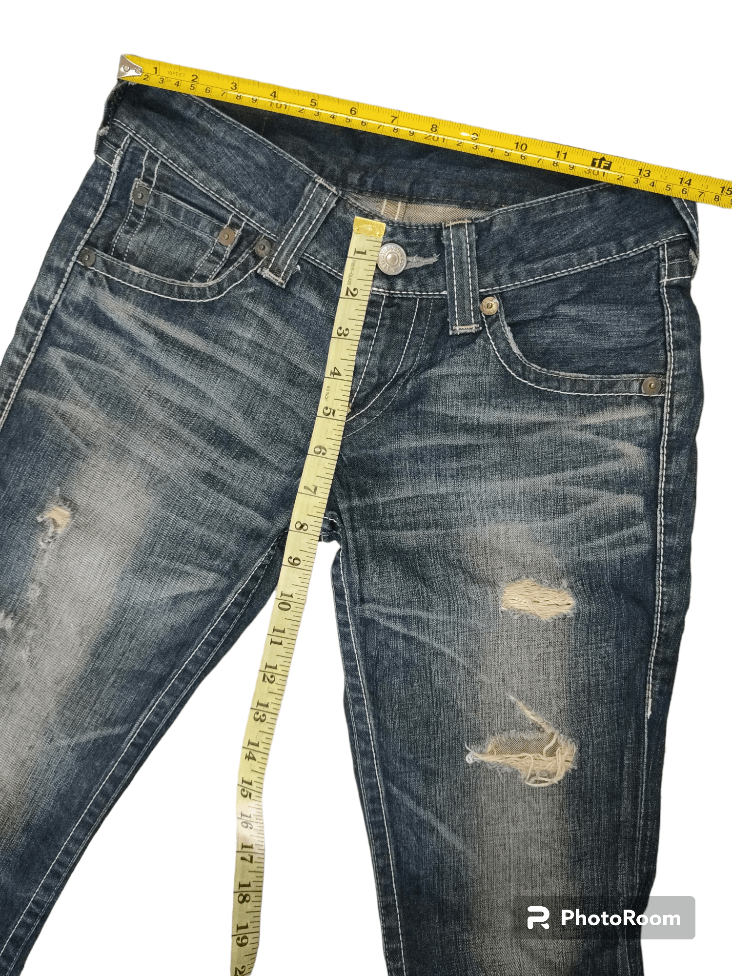 Levi's Vintage Clothing Vintage Japan Levi's Distressed Flare Jeans Size 29" - 9 Thumbnail