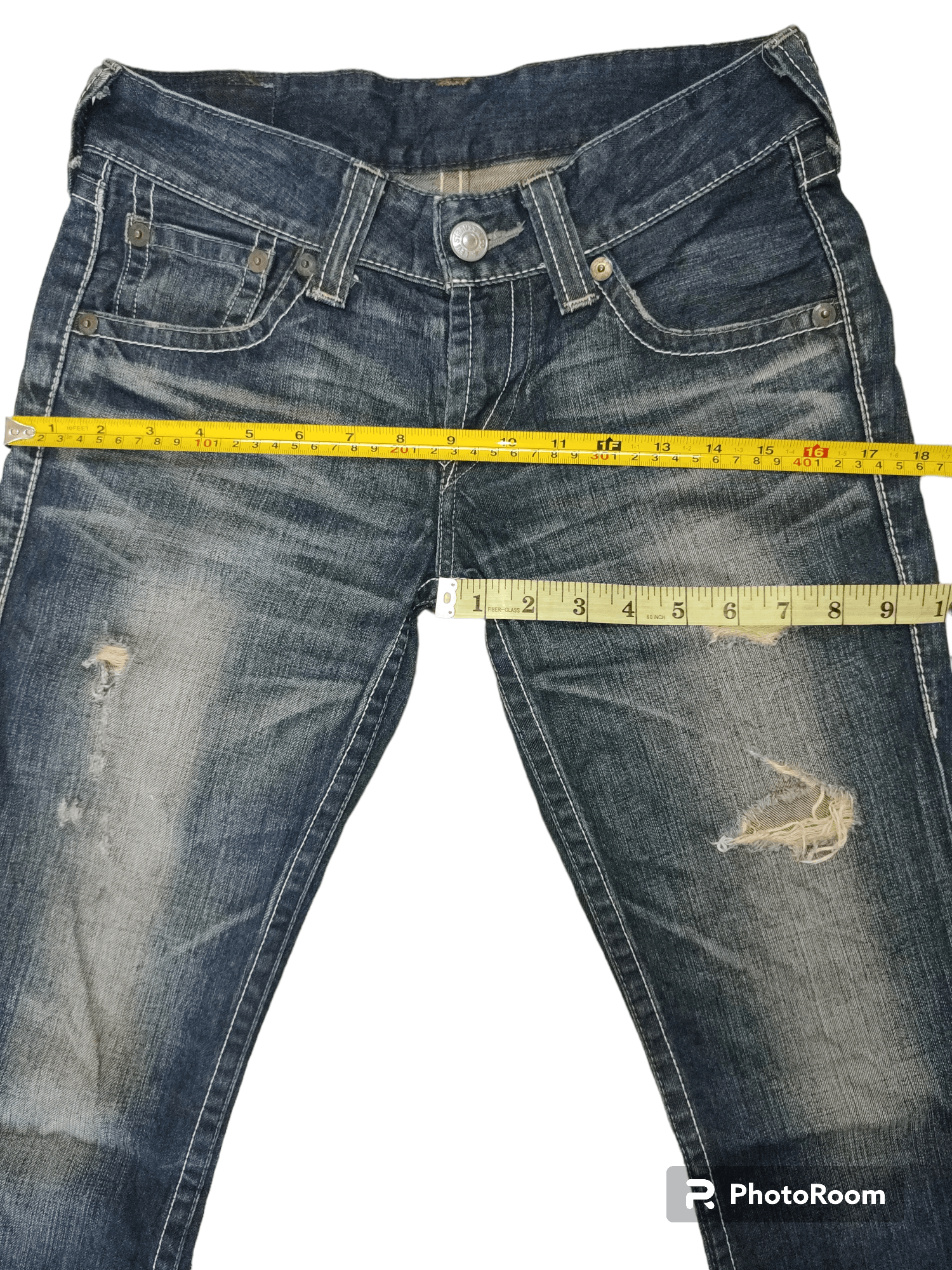 Levi's Vintage Clothing Vintage Japan Levi's Distressed Flare Jeans Size 29" - 10 Thumbnail