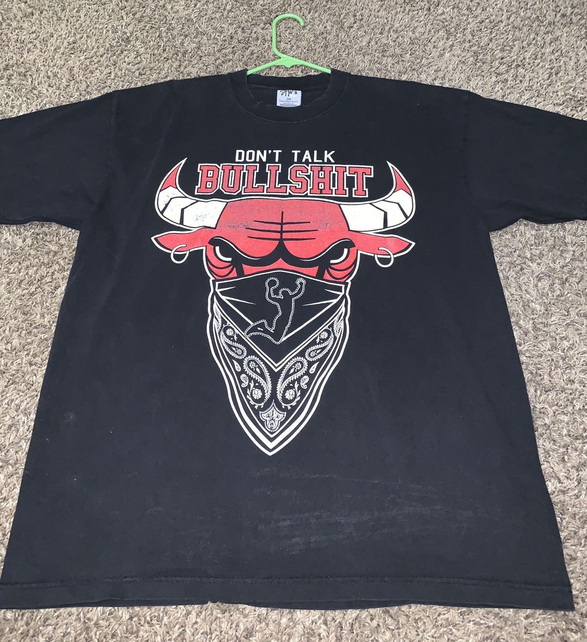 NBA Chicago Bulls Don’t Talk BullSh$t T-Shirt Size US XXL / EU 58 / 5 - 2 Thumbnail