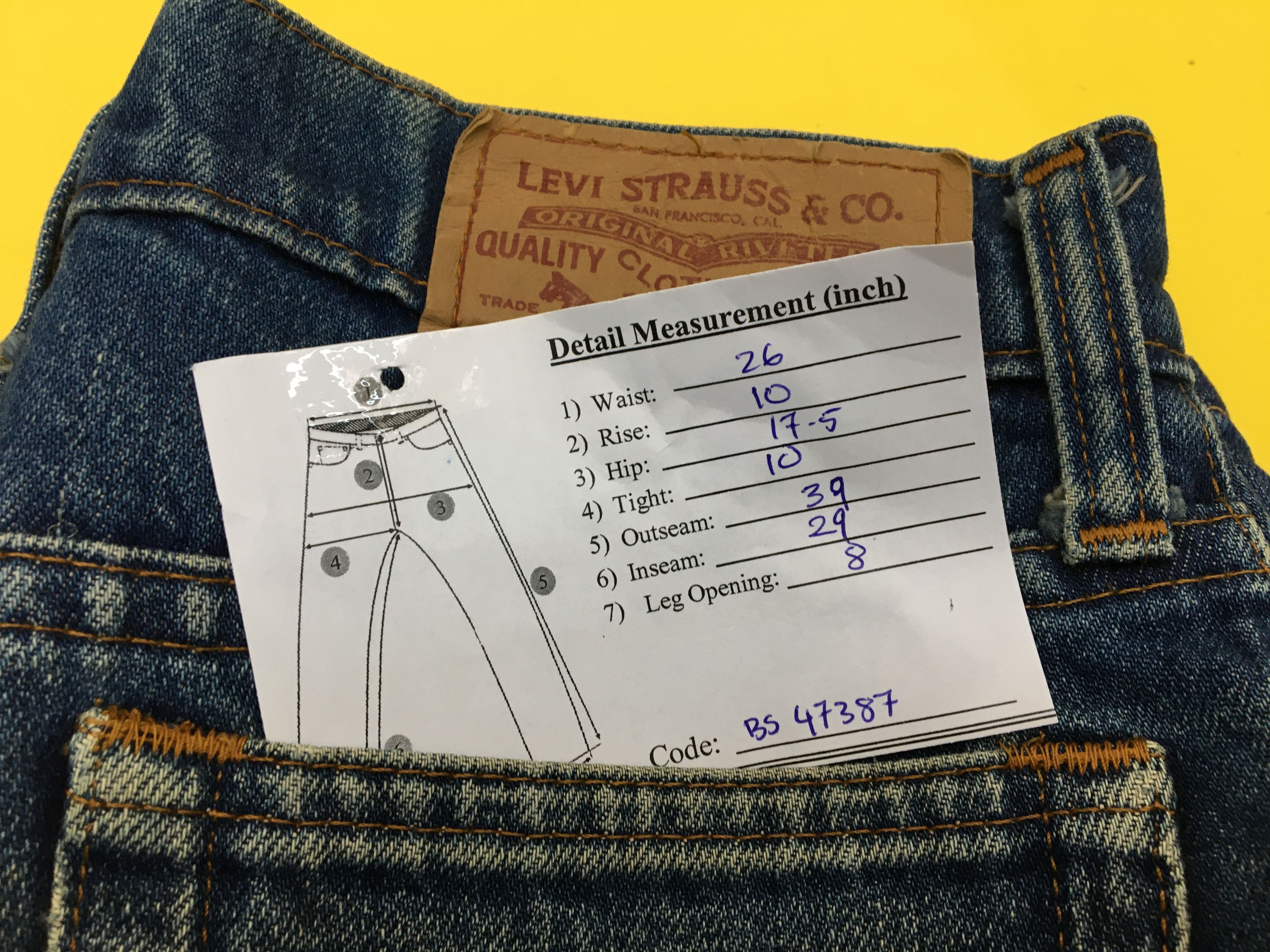 Levi's × Vintage Vintage Levi's 505 Stonewash Jeans Levis 505 Denim Size 26" / US 2 / IT 38 - 13 Thumbnail