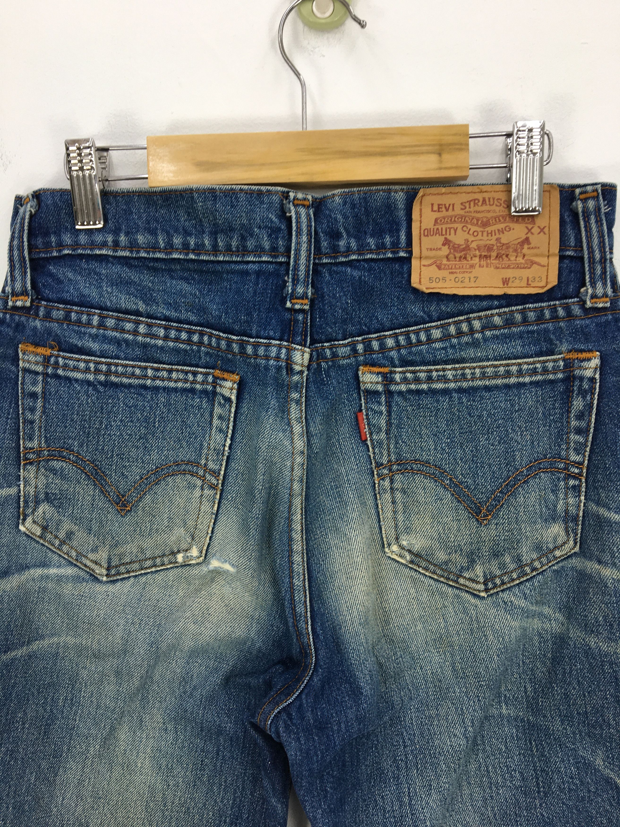 Levi's × Vintage Vintage Levi's 505 Stonewash Jeans Levis 505 Denim Size 26" / US 2 / IT 38 - 6 Thumbnail