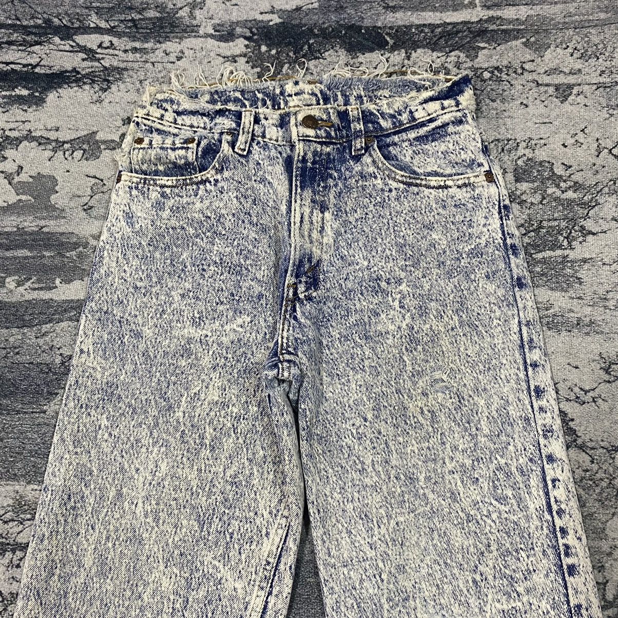 Killer Acid × Levi's × Vintage Vintage Levis 550 Acid Washed Distressed Style Denim Jeans Size US 29 - 2 Thumbnail