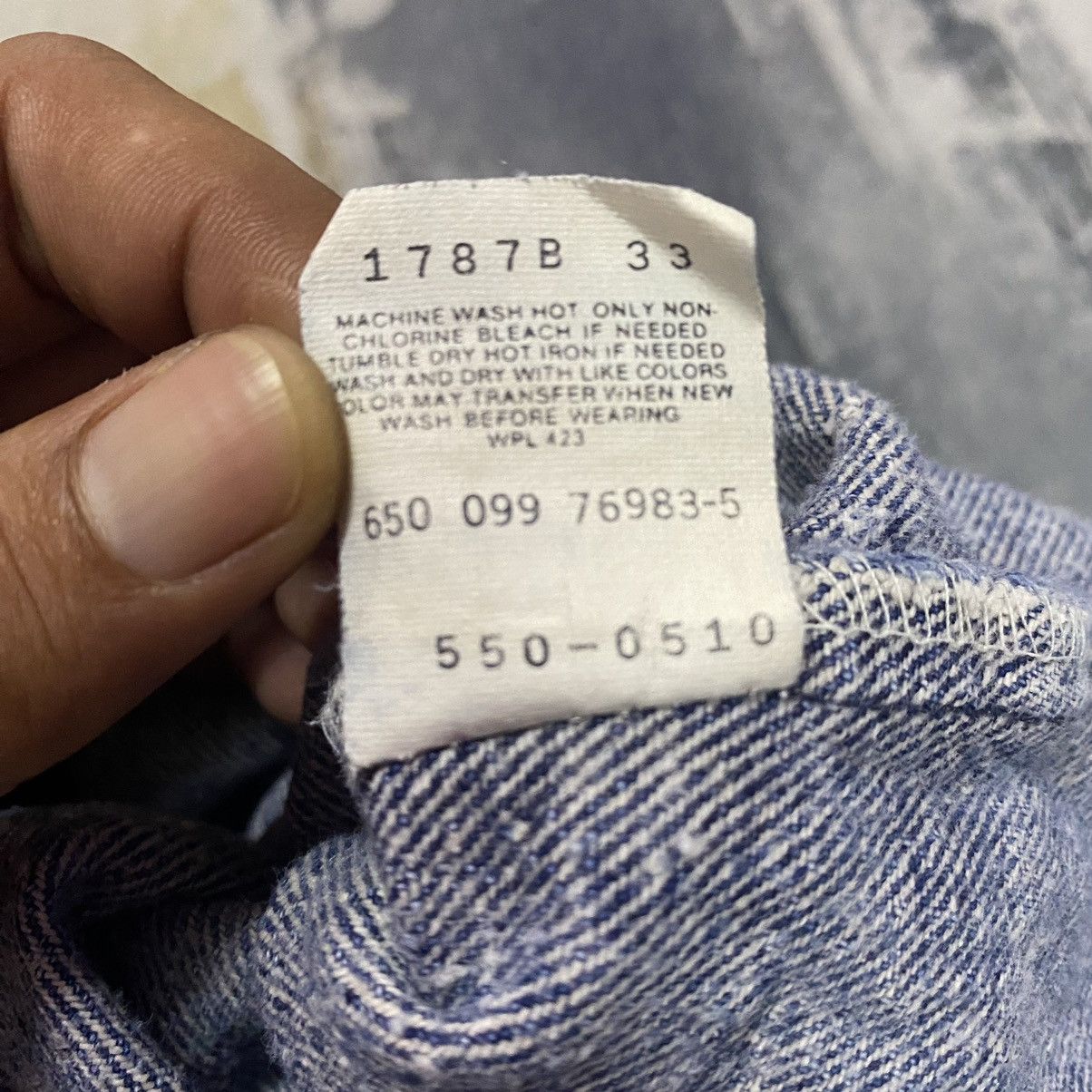 Killer Acid × Levi's × Vintage Vintage Levis 550 Acid Washed Distressed Style Denim Jeans Size US 29 - 18 Thumbnail