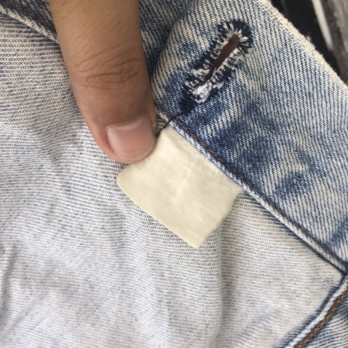 Levi's Vtg Levis Orange Tab Trucker Distress Denim Jacket J02 Size US L / EU 52-54 / 3 - 18 Thumbnail