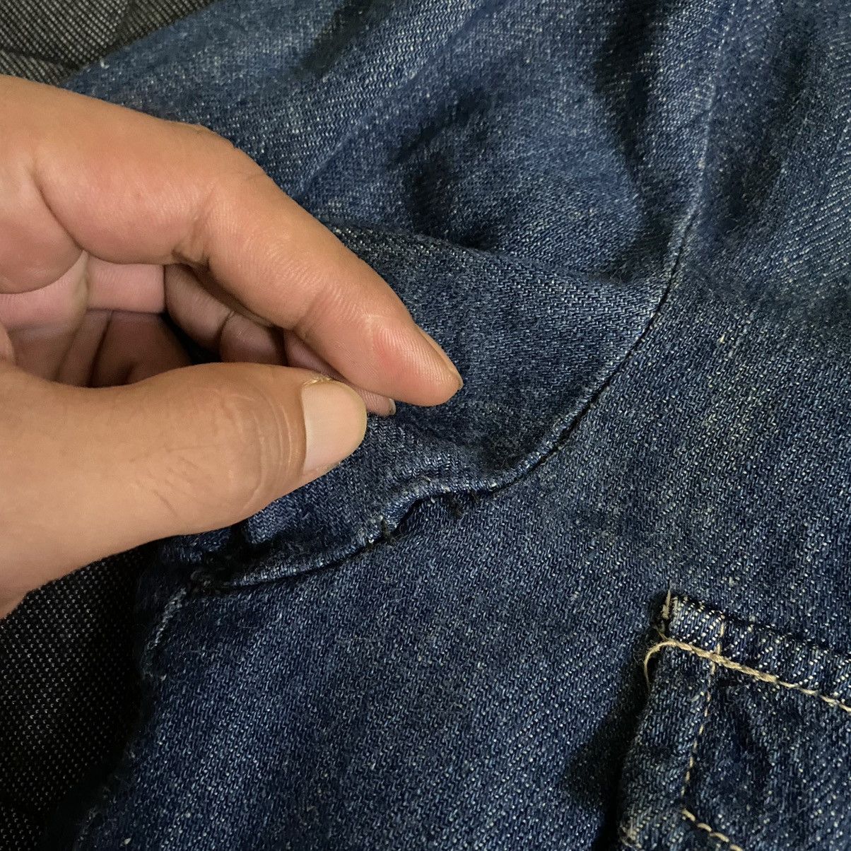 Edwin × Japanese Brand Vintage Edwin Selvedge Chore Denim Jacket Size US S / EU 44-46 / 1 - 15 Thumbnail