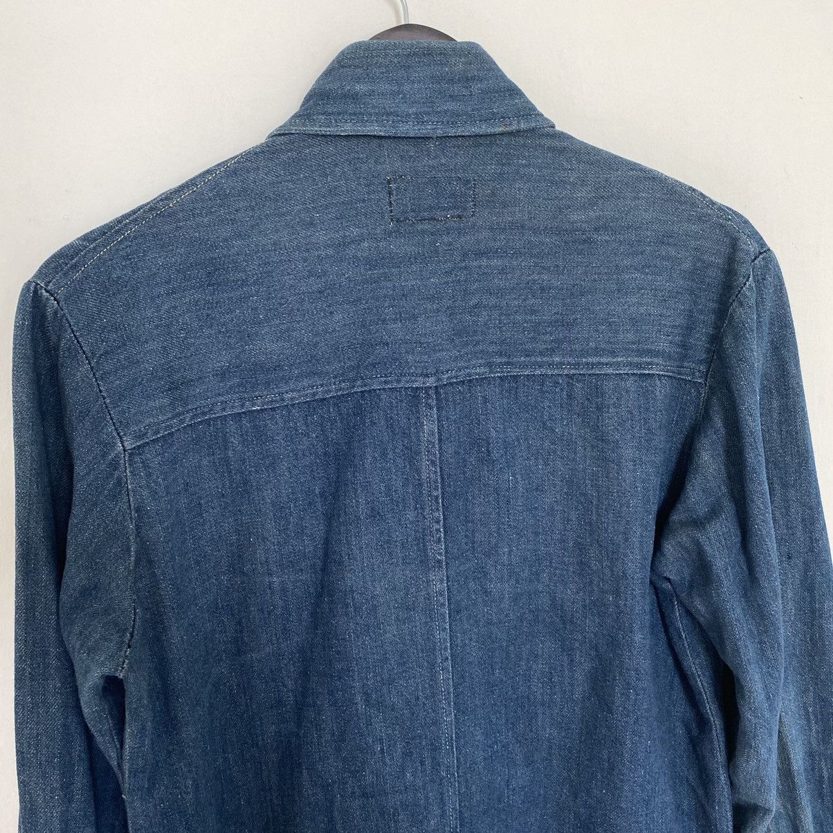 Edwin × Japanese Brand Vintage Edwin Selvedge Chore Denim Jacket Size US S / EU 44-46 / 1 - 6 Thumbnail