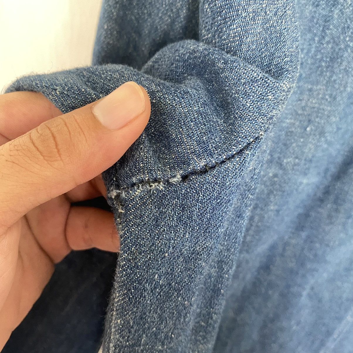 Edwin × Japanese Brand Vintage Edwin Selvedge Chore Denim Jacket Size US S / EU 44-46 / 1 - 12 Thumbnail
