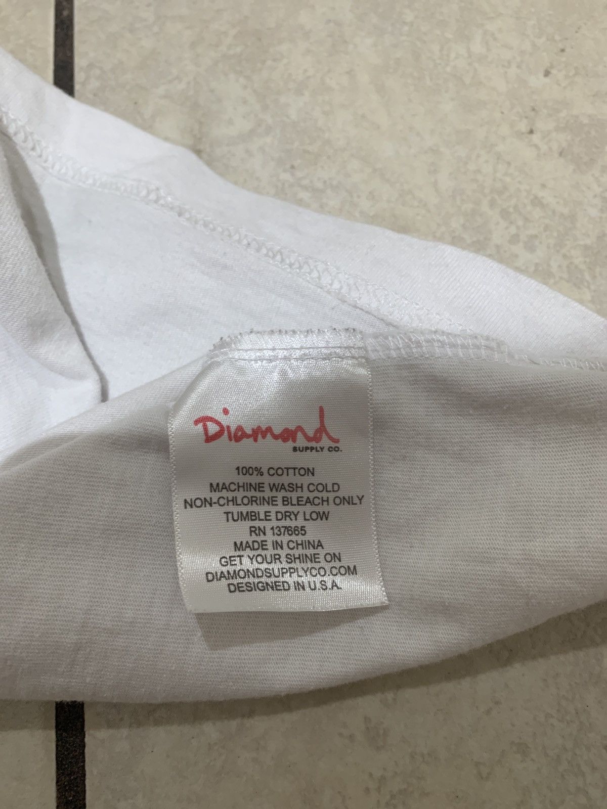 Diamond Supply Co. Kith x Diamond Supply Co Box logo tee Size US M / EU 48-50 / 2 - 6 Thumbnail