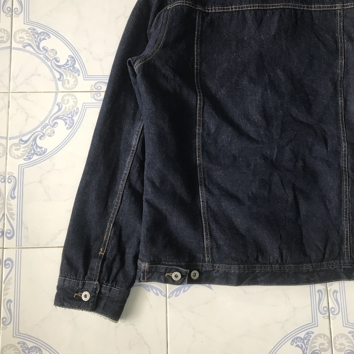 Japanese Brand Nylaus Denim Fleece/Sherpa Inner Jacket Size US L / EU 52-54 / 3 - 8 Thumbnail