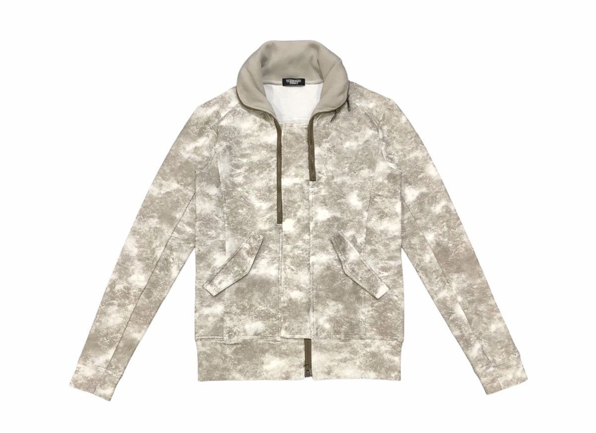 Tornado Mart Tornado Mart Zipper White and Grey Patterned With Hoodie Size US S / EU 44-46 / 1 - 16 Thumbnail