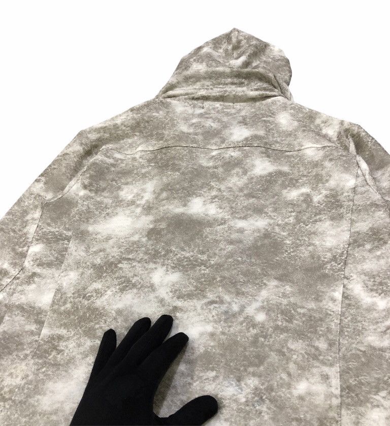 Tornado Mart Tornado Mart Zipper White and Grey Patterned With Hoodie Size US S / EU 44-46 / 1 - 14 Thumbnail