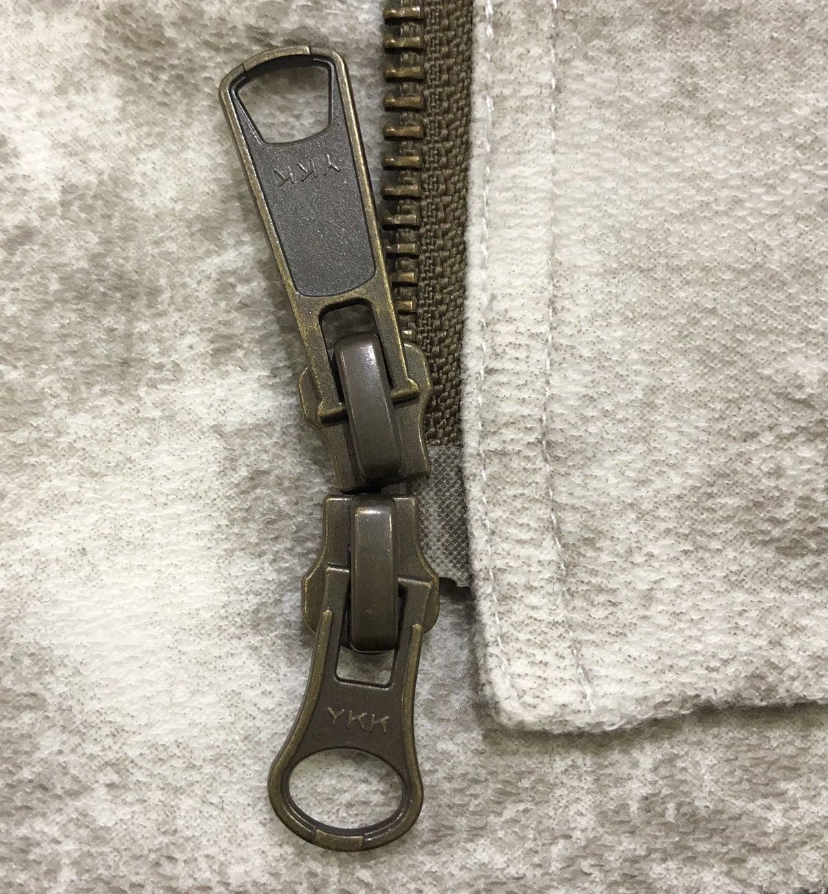 Tornado Mart Tornado Mart Zipper White and Grey Patterned With Hoodie Size US S / EU 44-46 / 1 - 9 Thumbnail