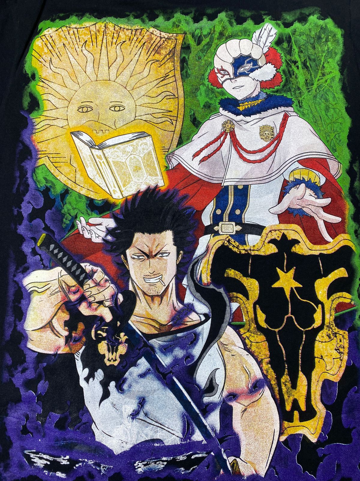 Anime × Japanese Brand × Vintage Black Clover Asta Yuno Anime Manga Bootleg Shirt Size US XL / EU 56 / 4 - 8 Thumbnail