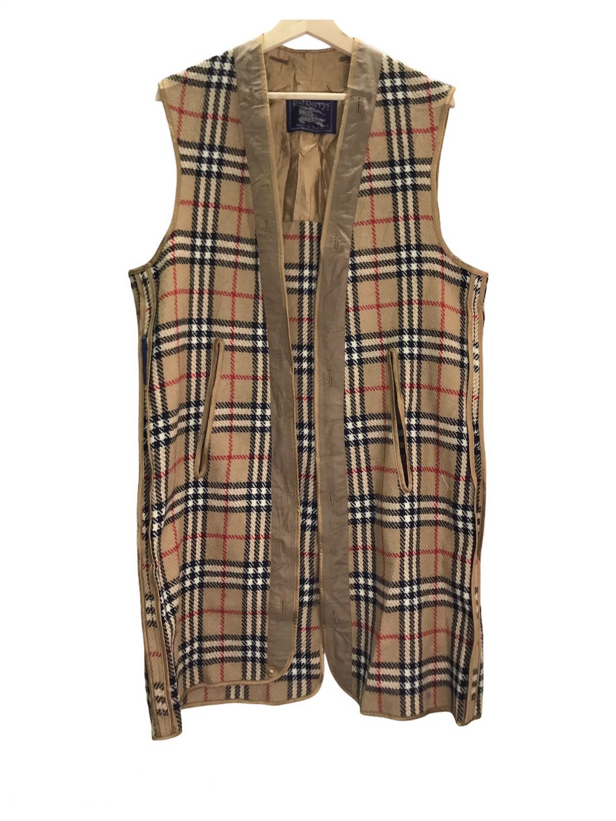 Burberry Burberry nova check wools Trench coat Inner Jacket Size US M / EU 48-50 / 2 - 1 Thumbnail