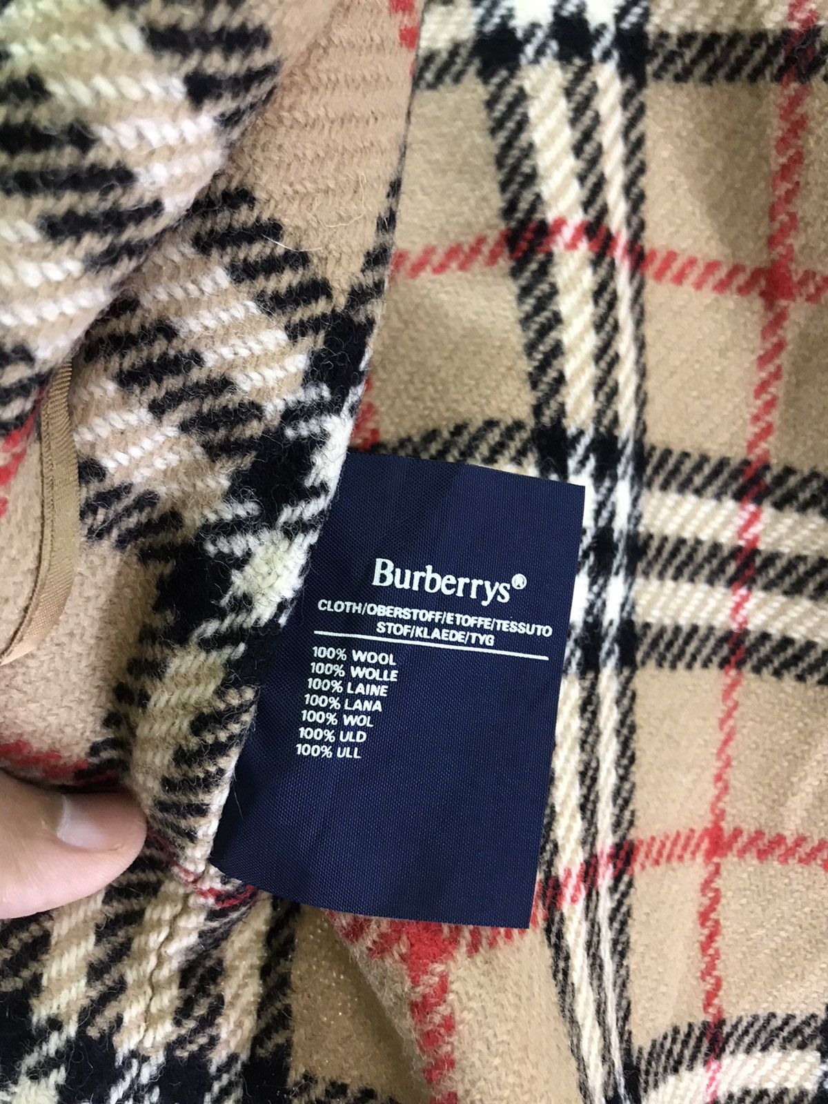 Burberry Burberry nova check wools Trench coat Inner Jacket Size US M / EU 48-50 / 2 - 4 Thumbnail