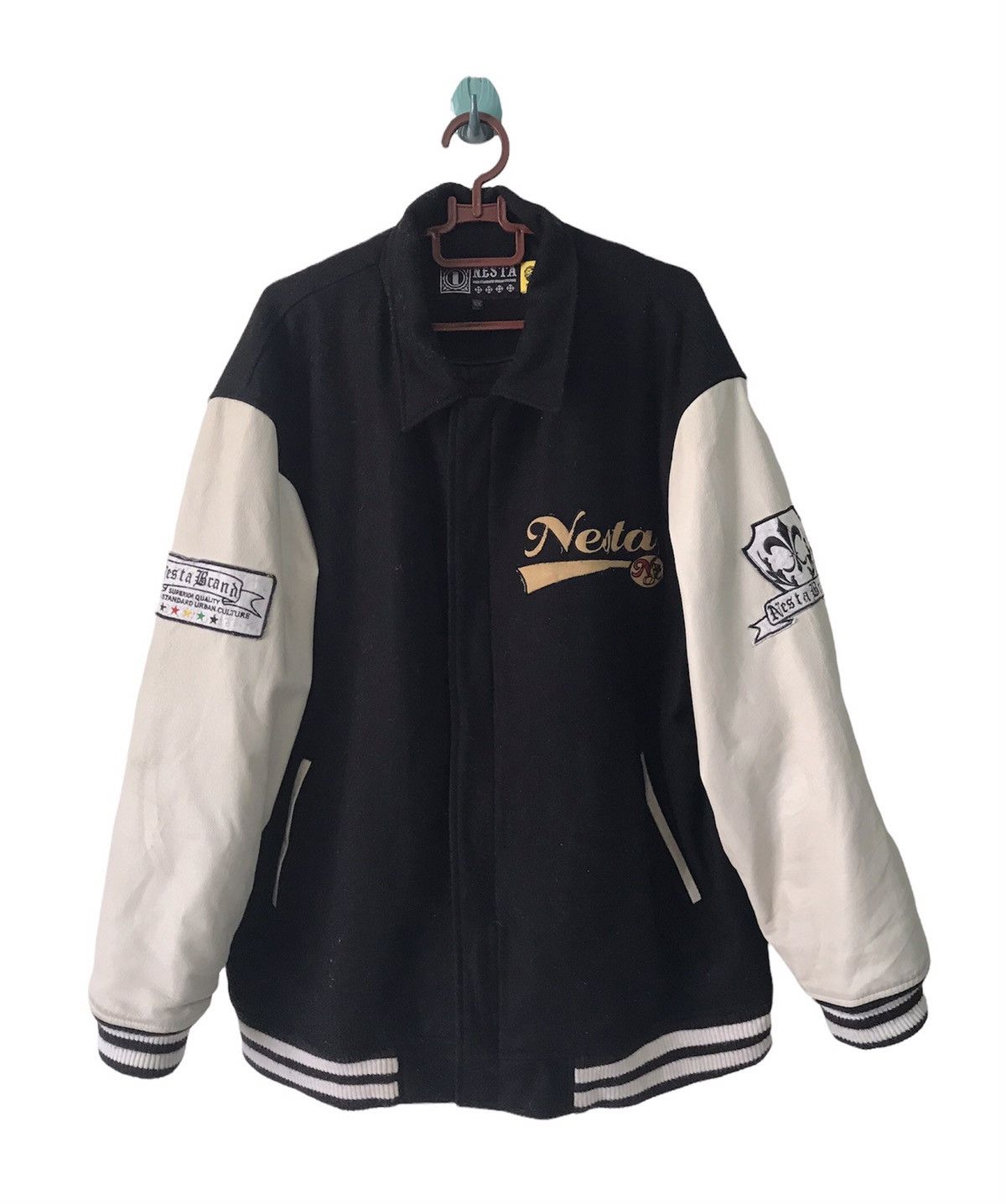 Japanese Brand 💥Steals💥Nesta Brand Varsity Jacket Size US XL / EU 56 / 4 - 2 Thumbnail