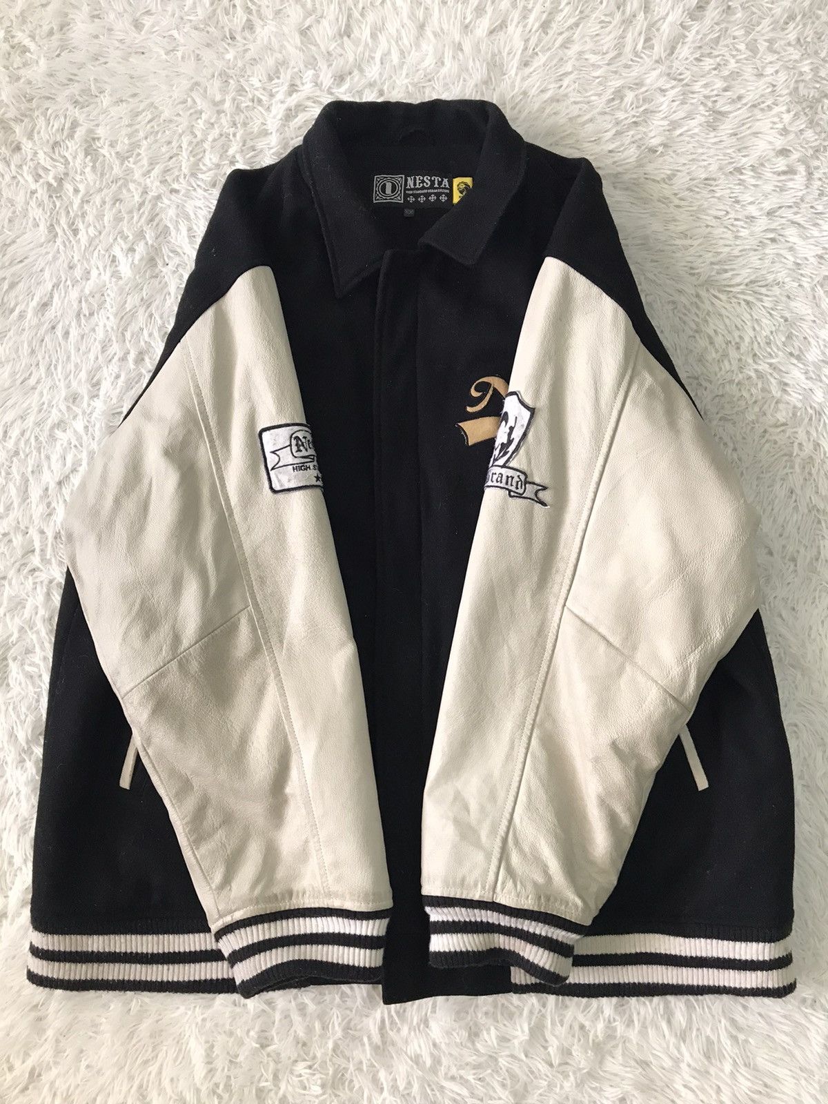 Japanese Brand 💥Steals💥Nesta Brand Varsity Jacket Size US XL / EU 56 / 4 - 17 Thumbnail