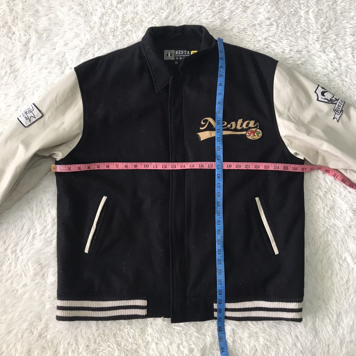 Japanese Brand 💥Steals💥Nesta Brand Varsity Jacket Size US XL / EU 56 / 4 - 22 Thumbnail