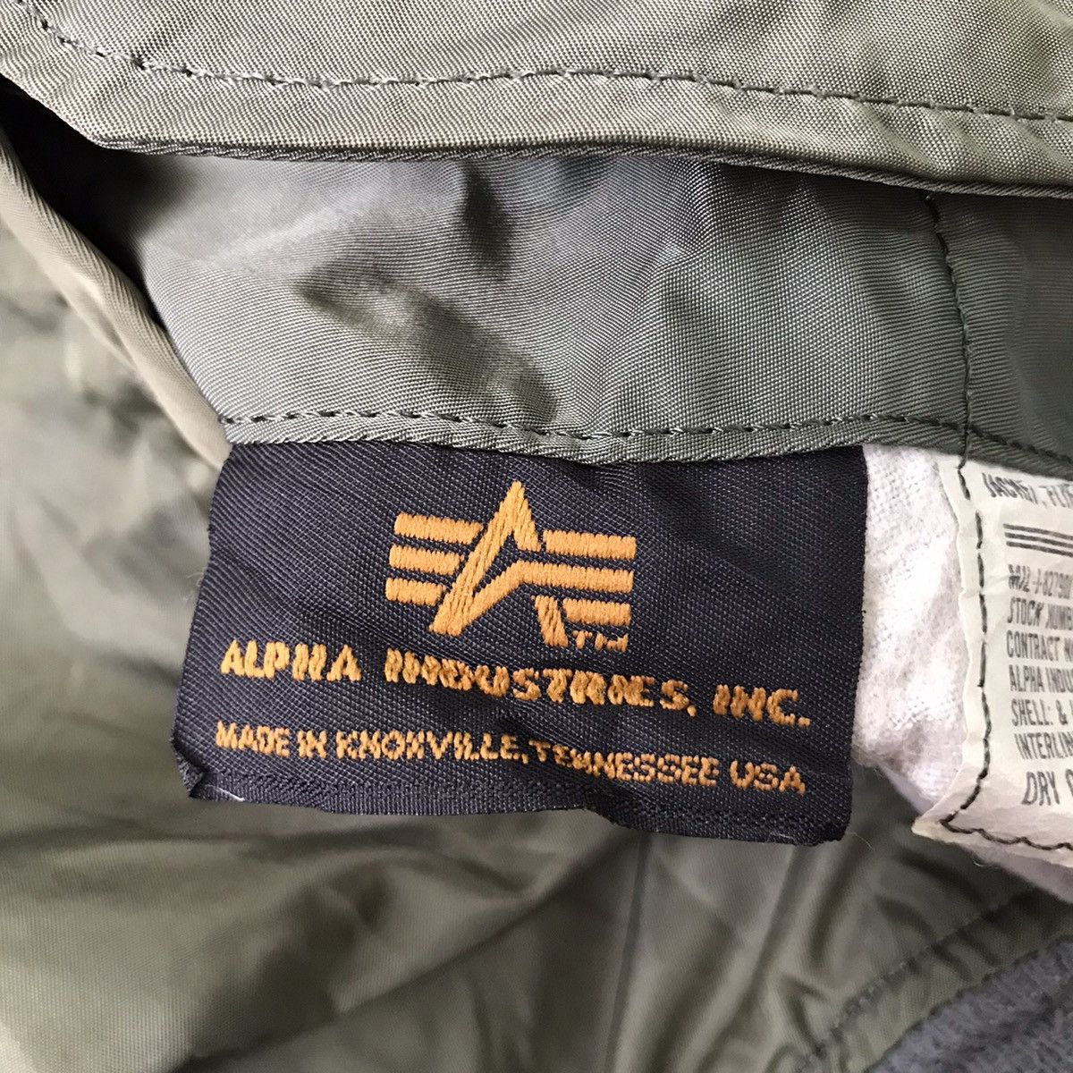 ALPHA INDUSTRIES 旧タグ USA製 MA-1 IDEAL 💥Vtg Alpha Industries MA 1 Bomber Jacket Usaf Ideal Zipper