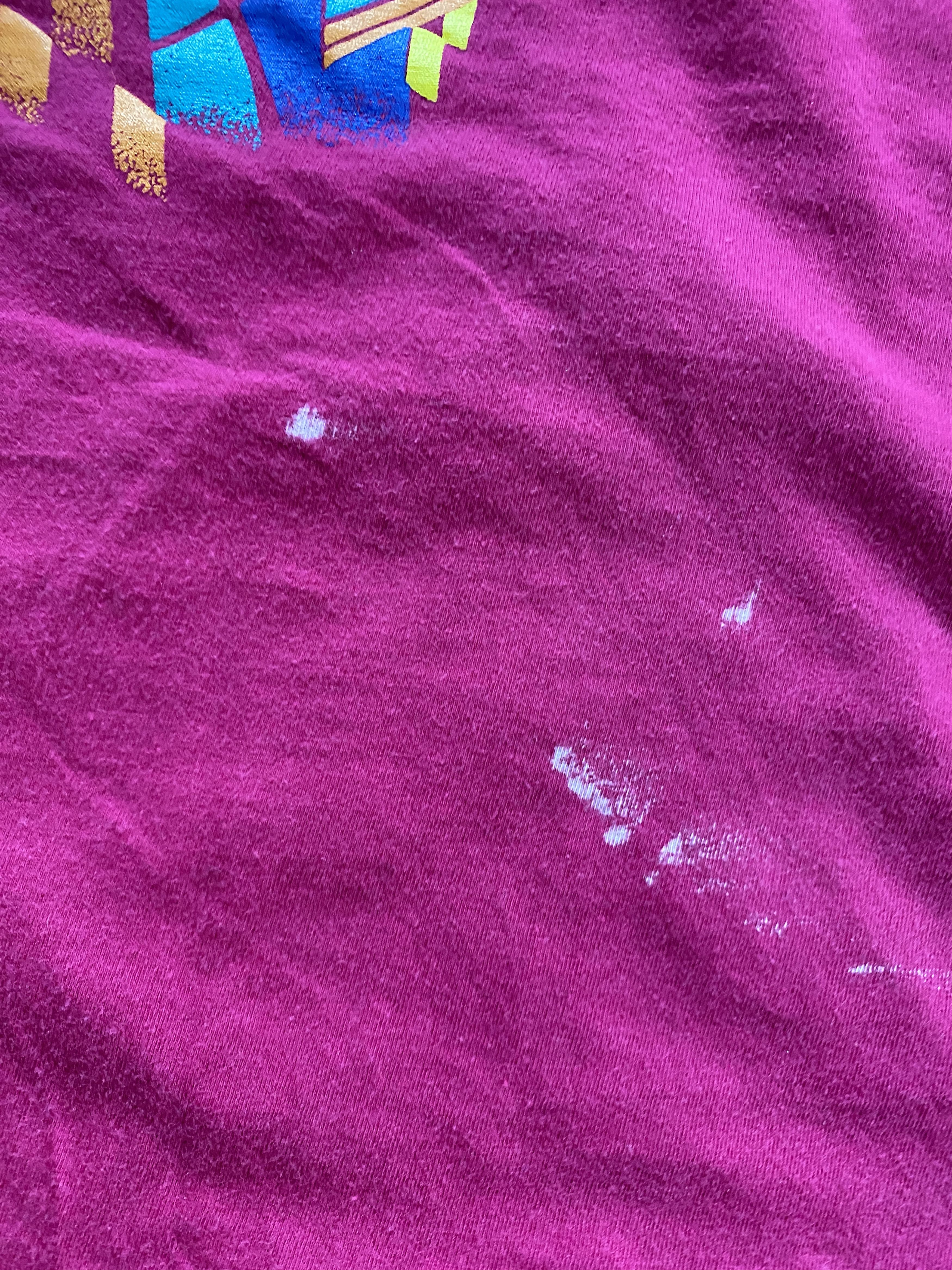 Asics Vintage 90's Asics Big Abstract Image Pink Tee Size US M / EU 48-50 / 2 - 19 Thumbnail